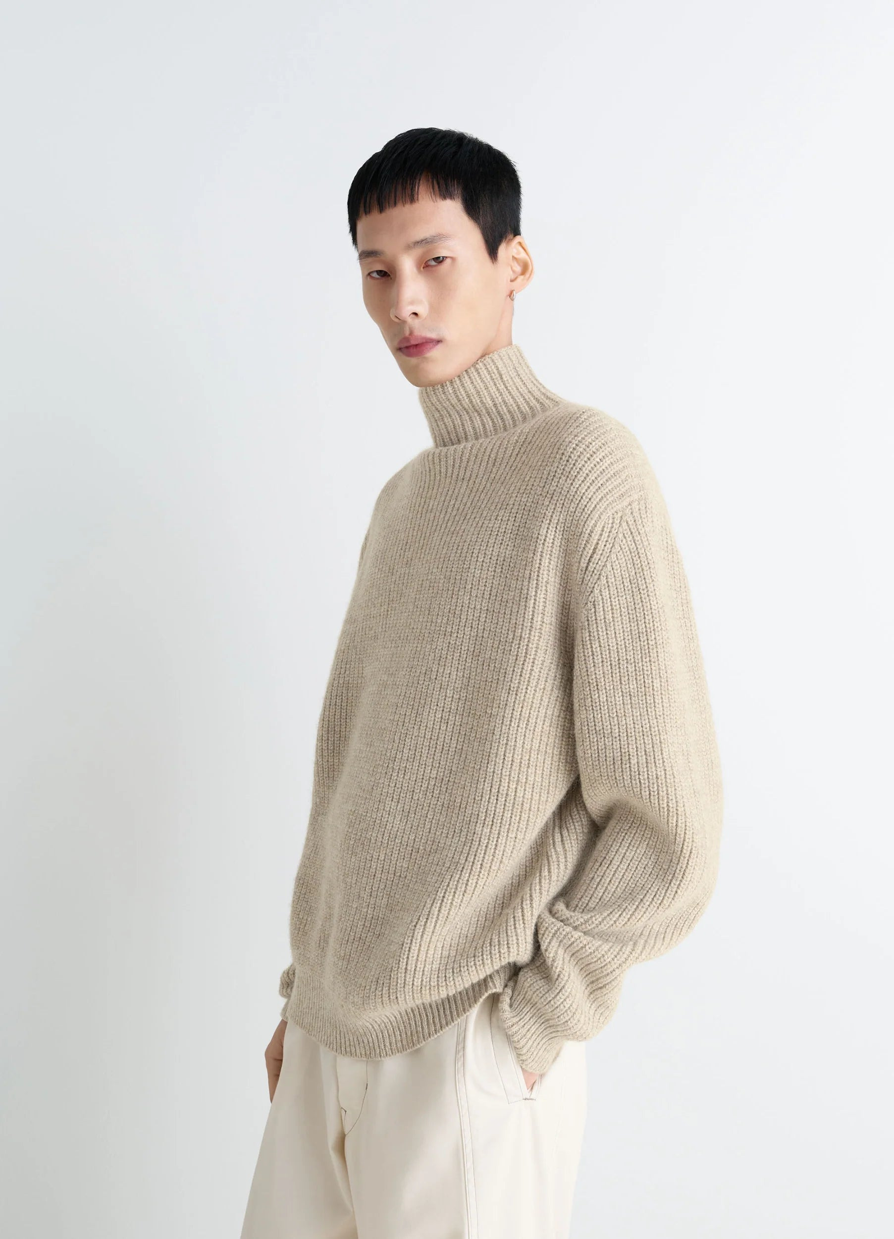 HIGH NECK SWEATER - 3