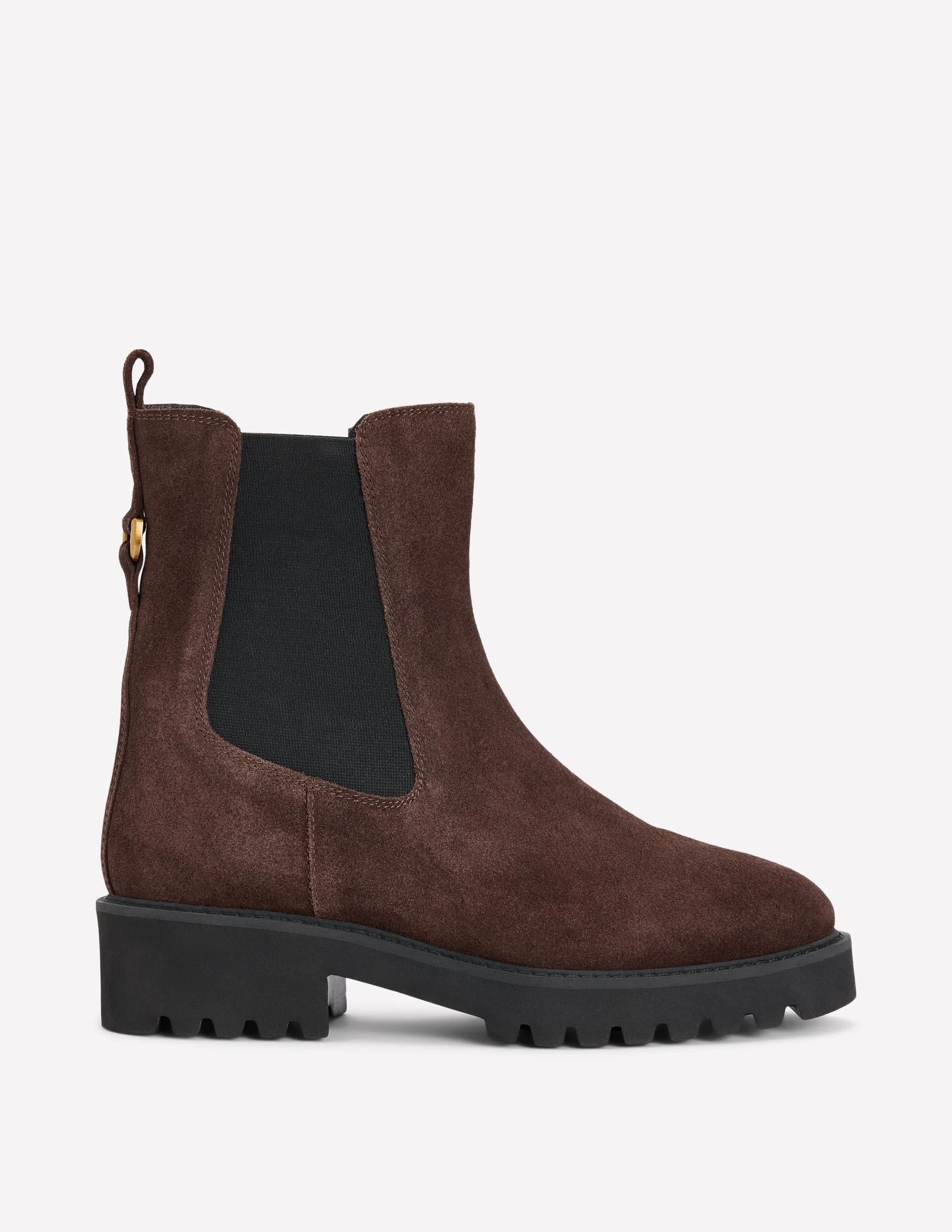 Jessie Chunky Chelsea Boots-Chocolate - 1