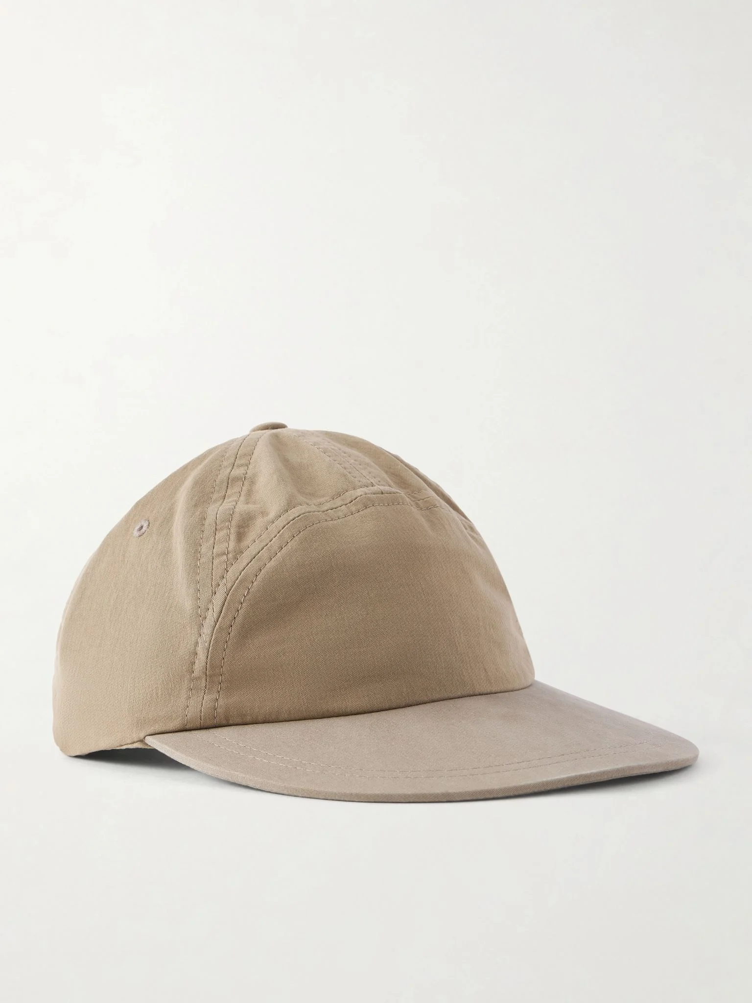 Wald Cotton-Blend Baseball Cap Brown - 1