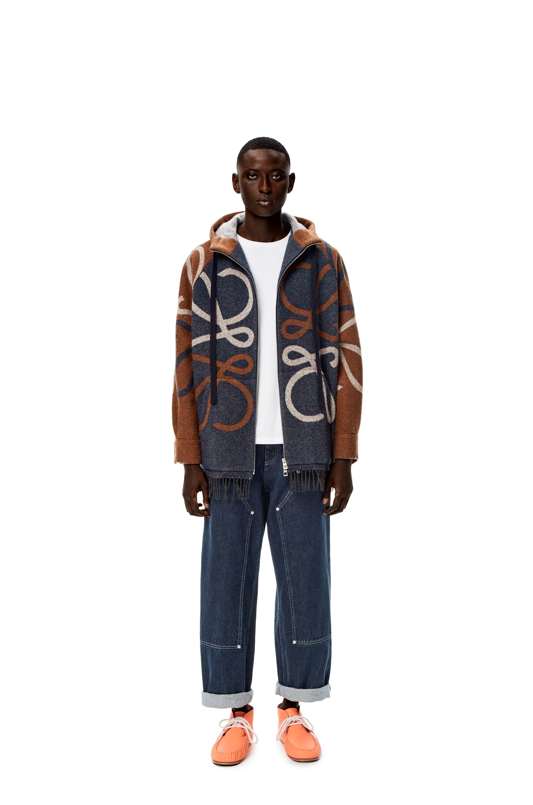 Patched denim trousers in cotton - 2