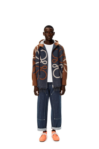 Loewe Patched denim trousers in cotton outlook