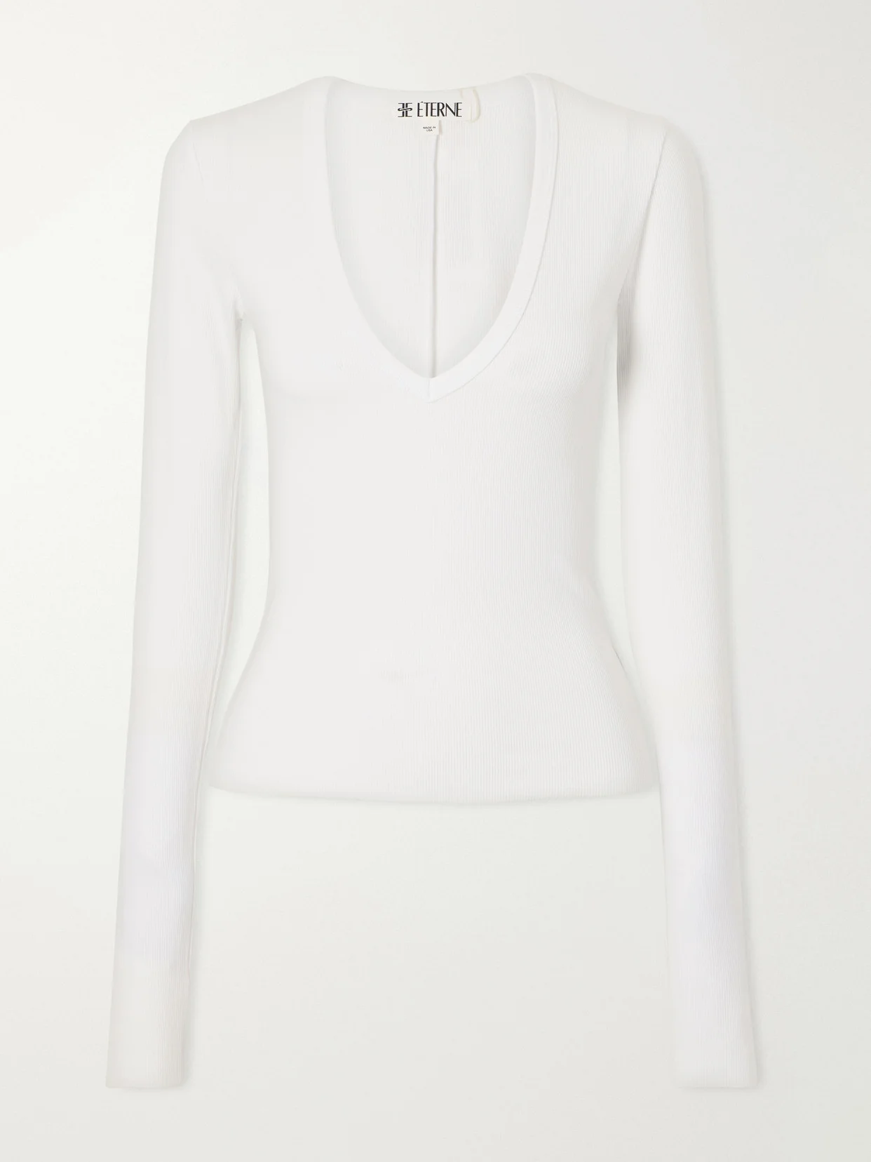 Ribbed Jersey T-shirt - 1