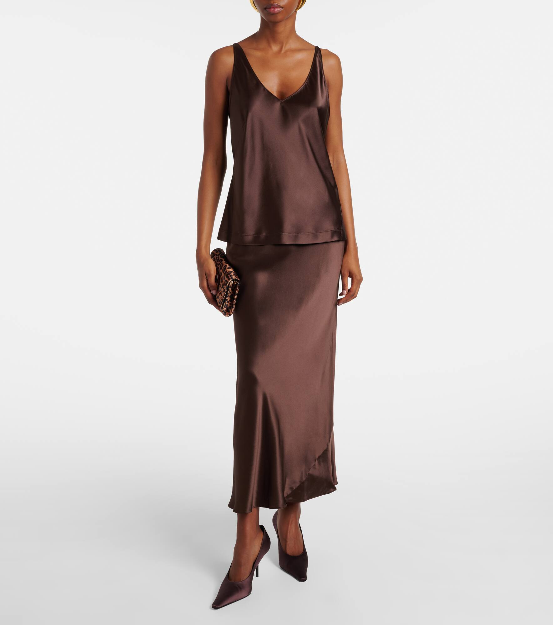 Sense of Shine II silk-blend satin camisole - 2