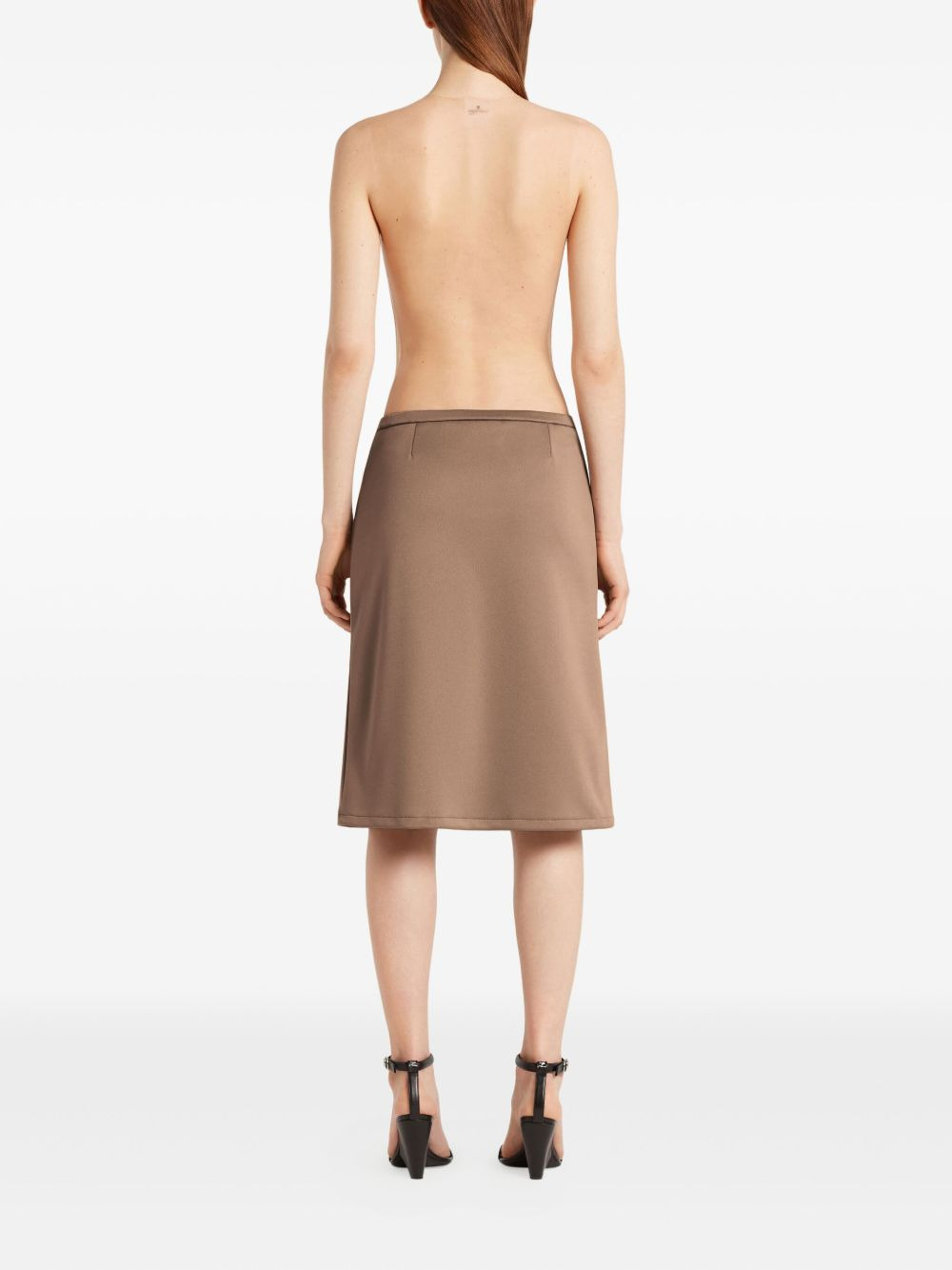 straight-cut pencil skirt - 3