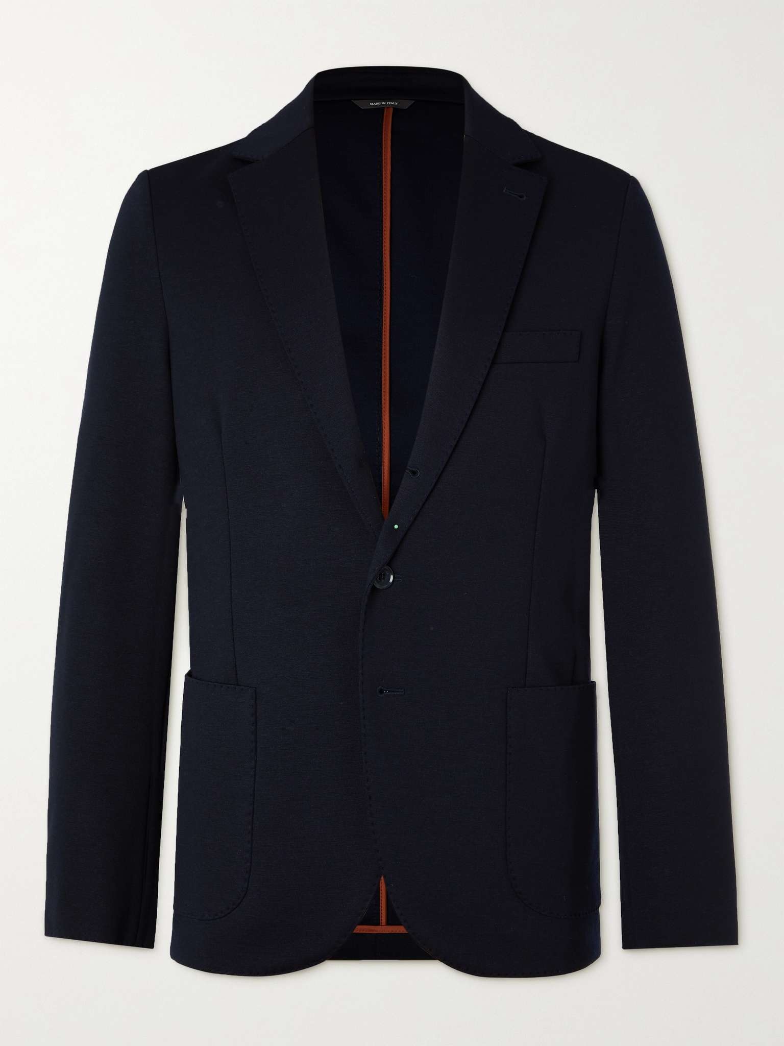 Virgin Wool-Blend Blazer - 1