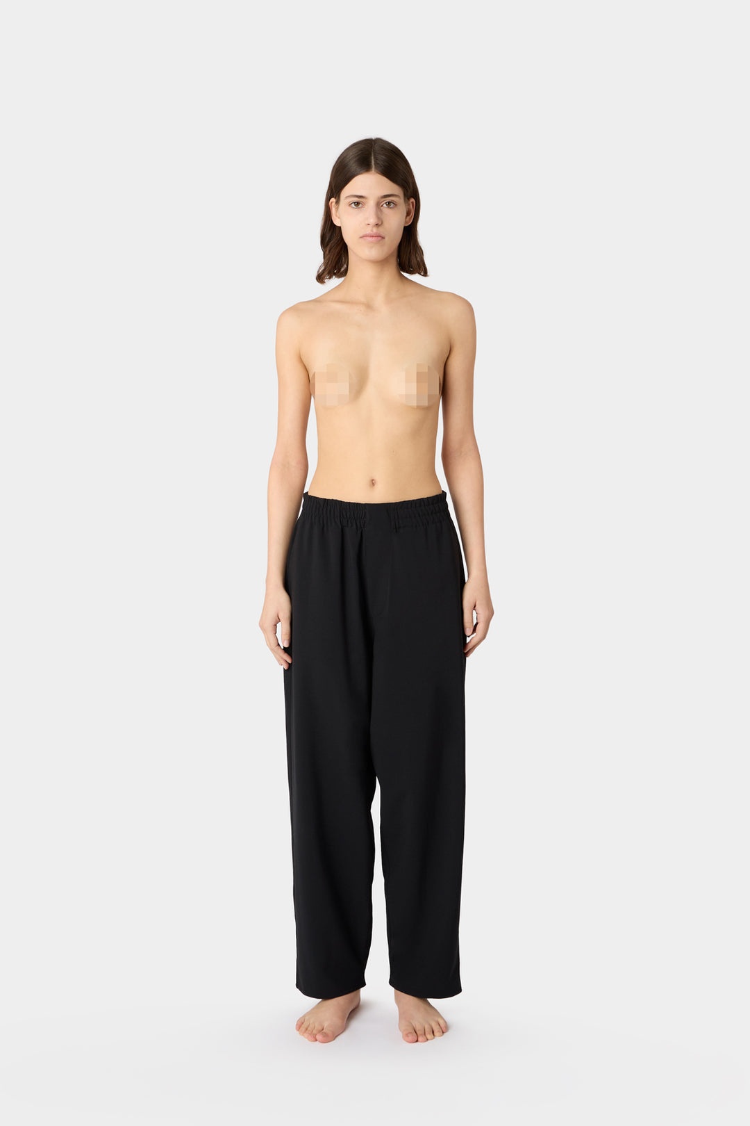 ELASTIC PANTS / black - 5