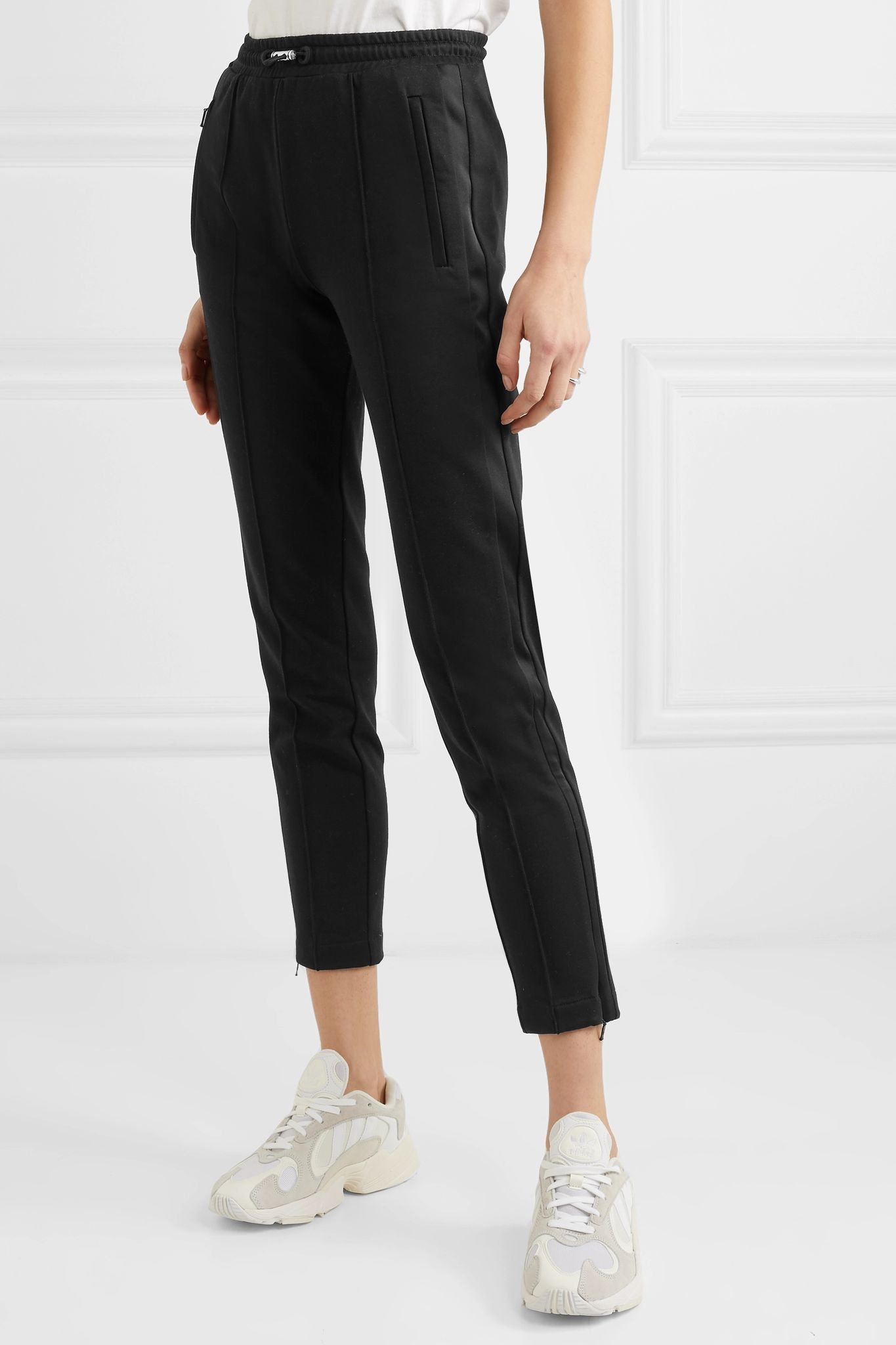 Cotton-jersey track pants - 3