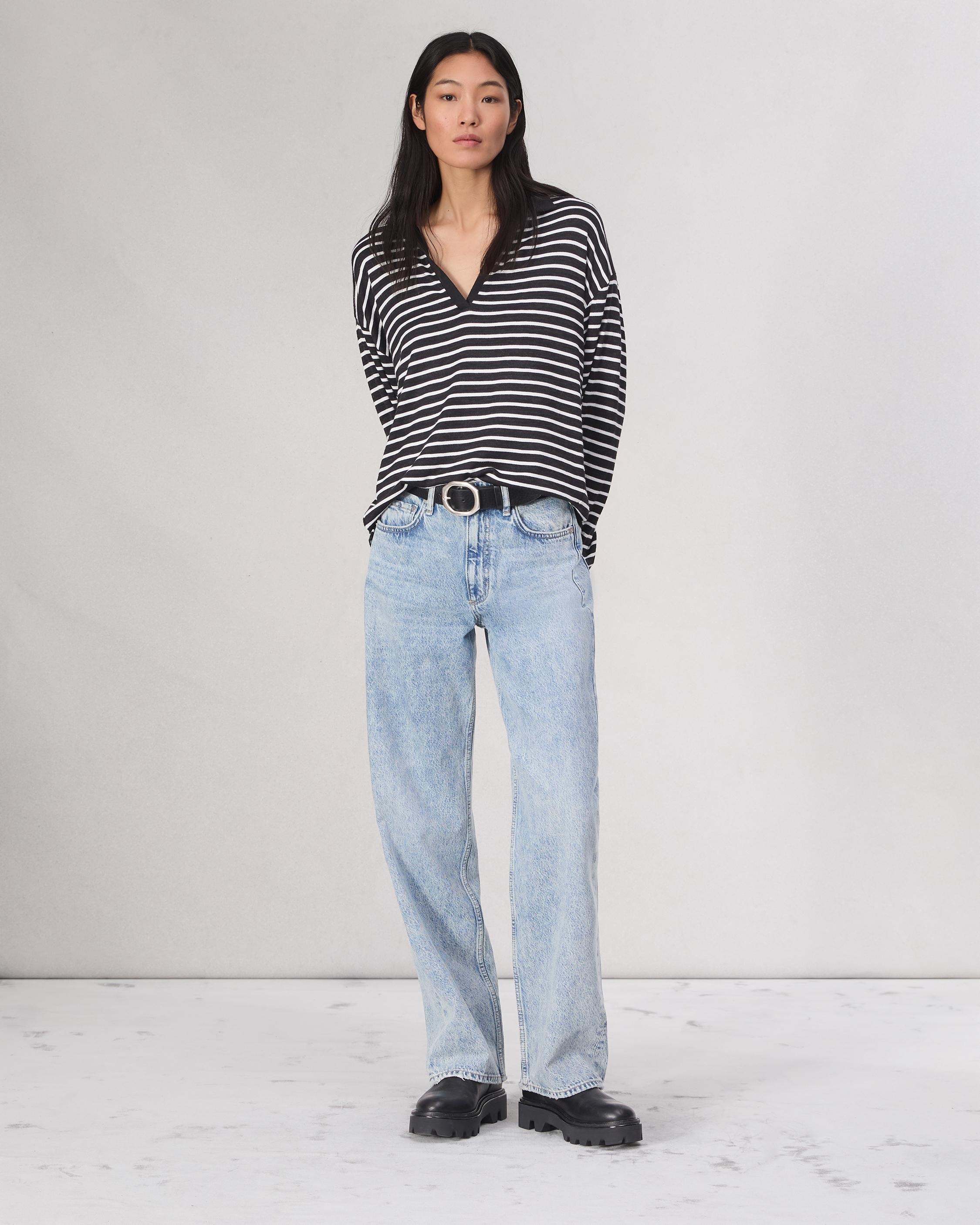 The Stripe Knit Polo - 3