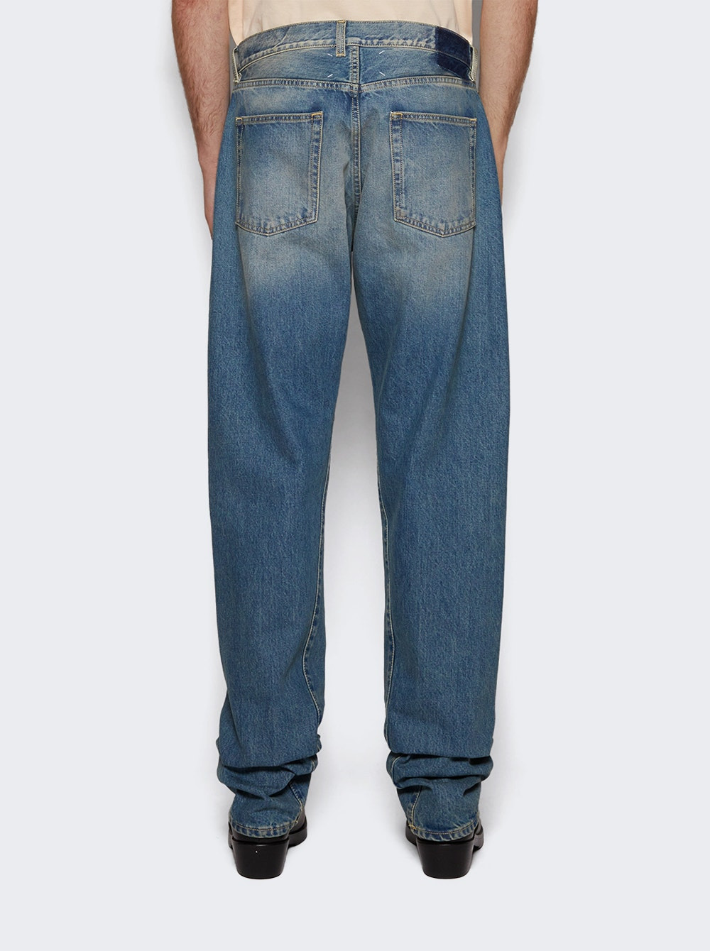 Turn-up Jeans Medium Blue - 5
