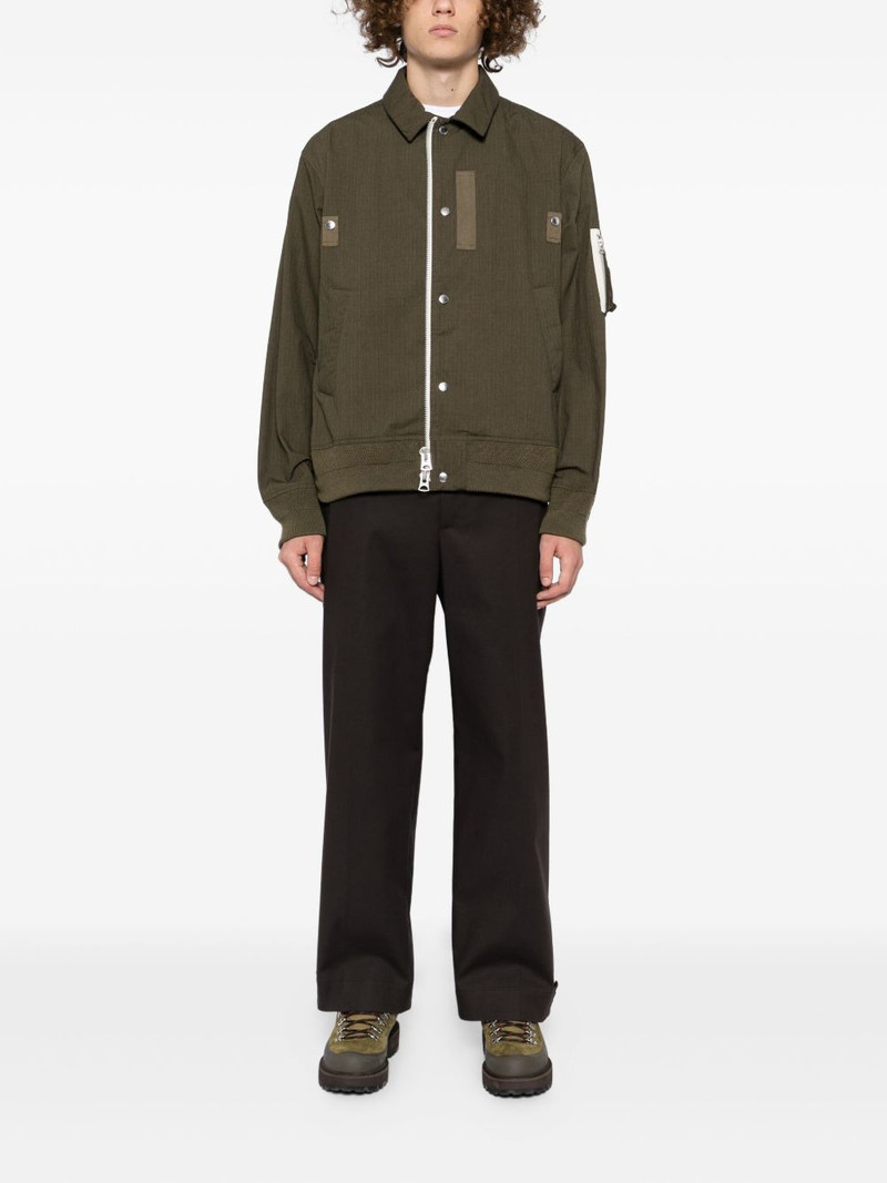 sacai collared jacket outlook