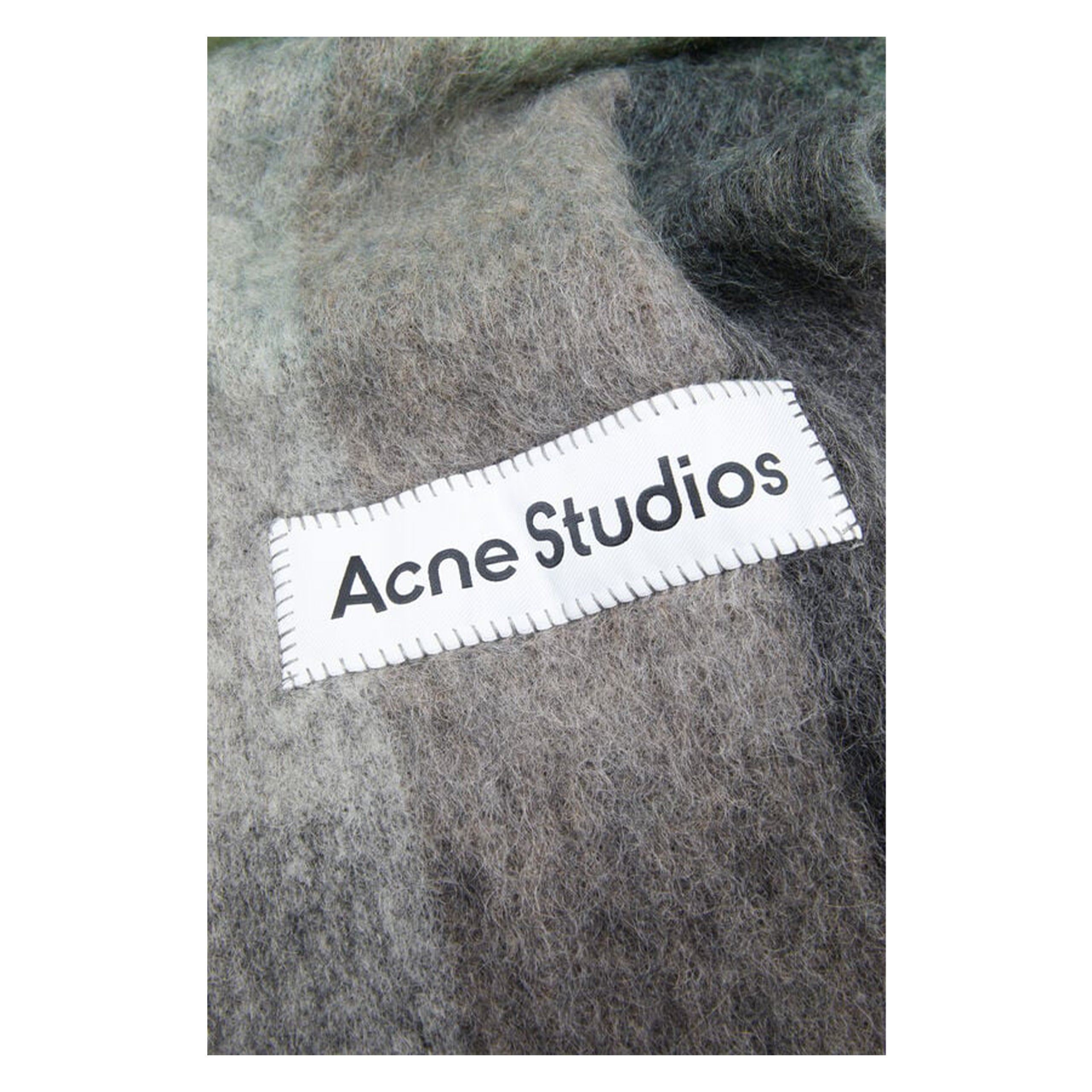 MOHAIR CHECKED SCARF - 2