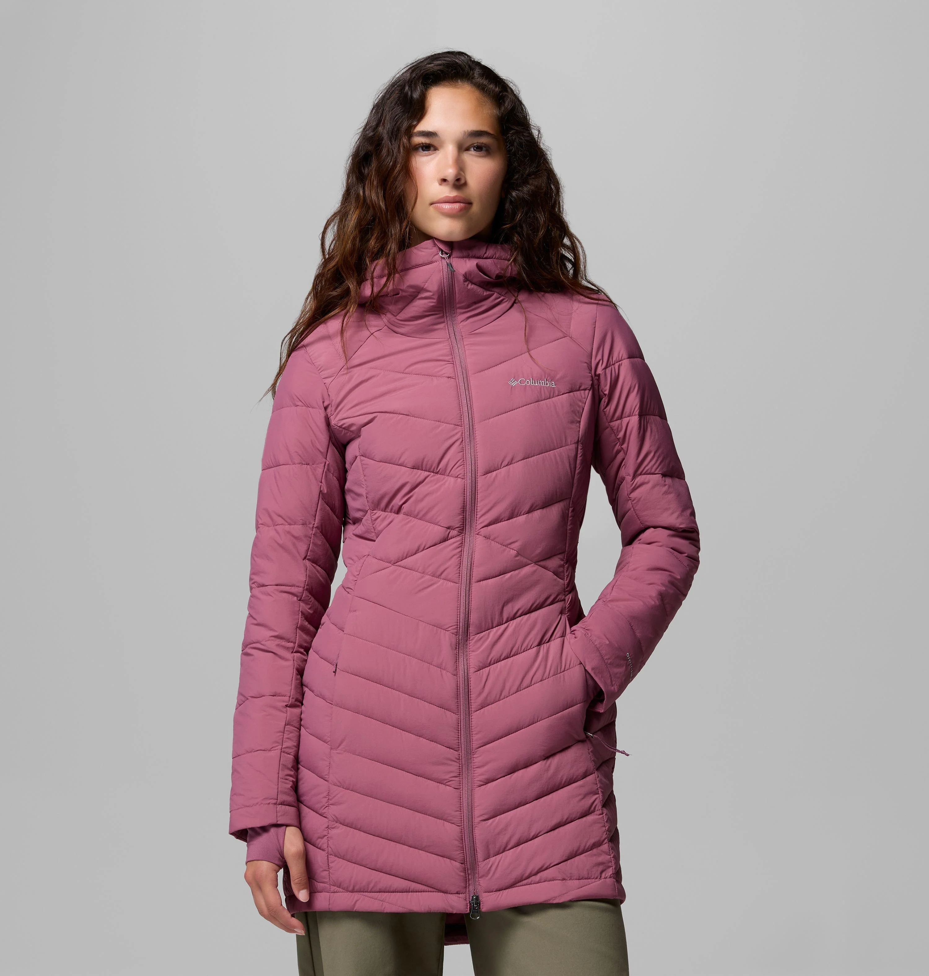 Women's Joy Peak II Mid Hooded Jacket - 1