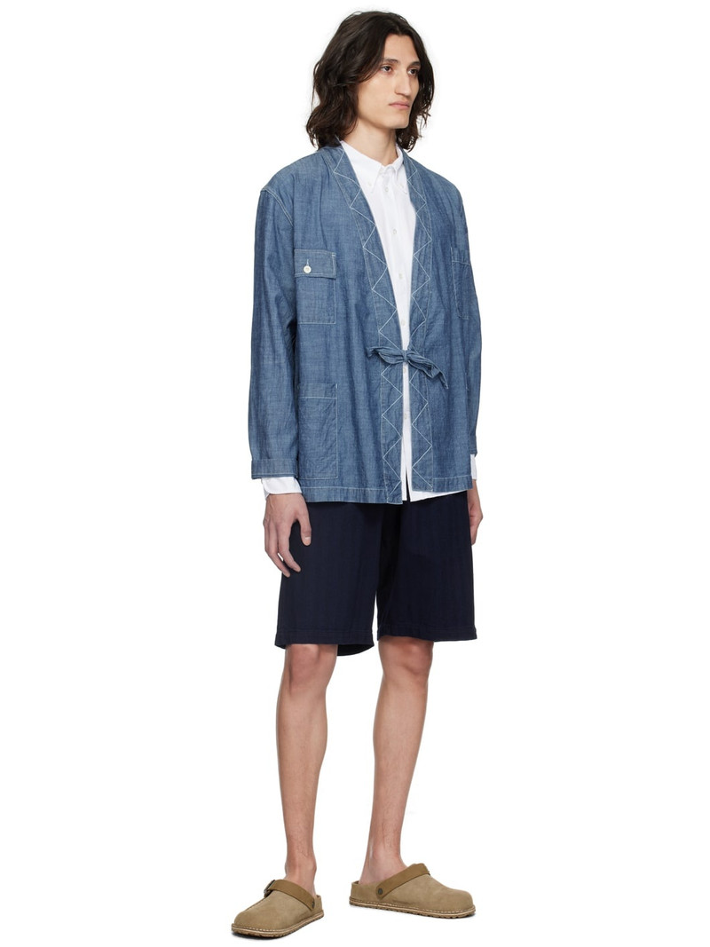 Universal Works Indigo Lumber Shorts outlook