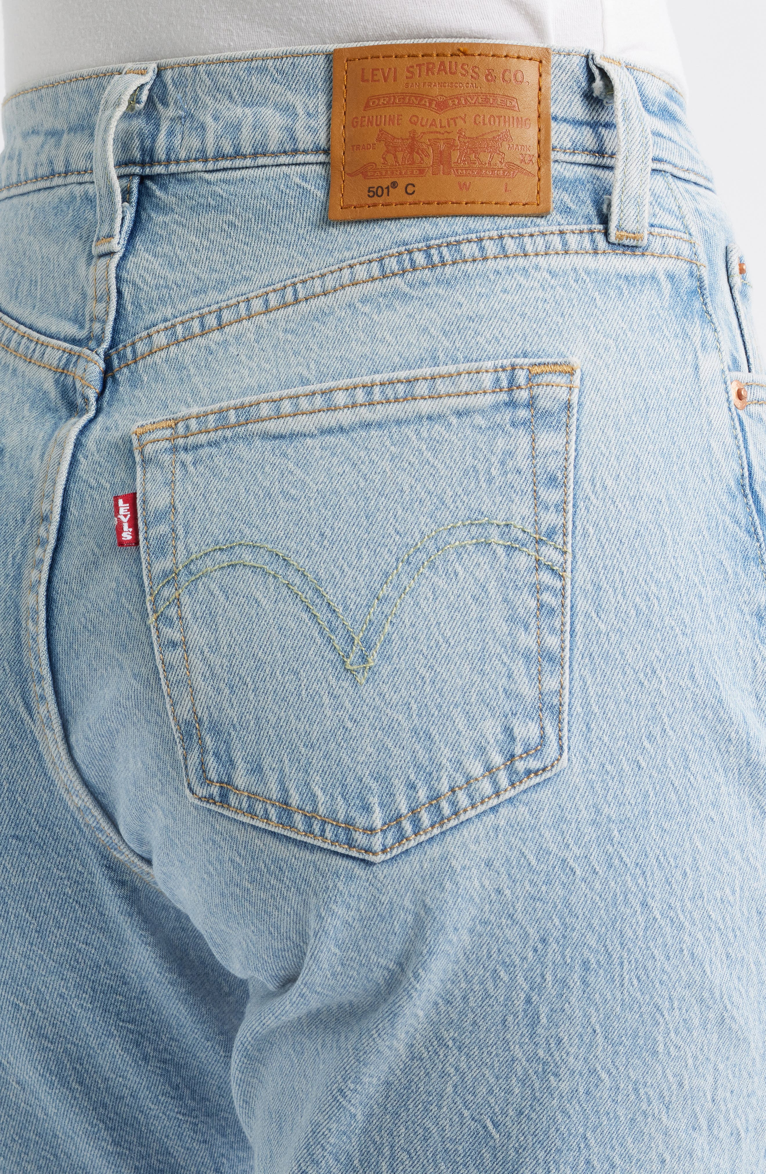 levi's 501® Curve High Waist Straight Leg Jeans in Laugh And Lie at Nordstrom - 4