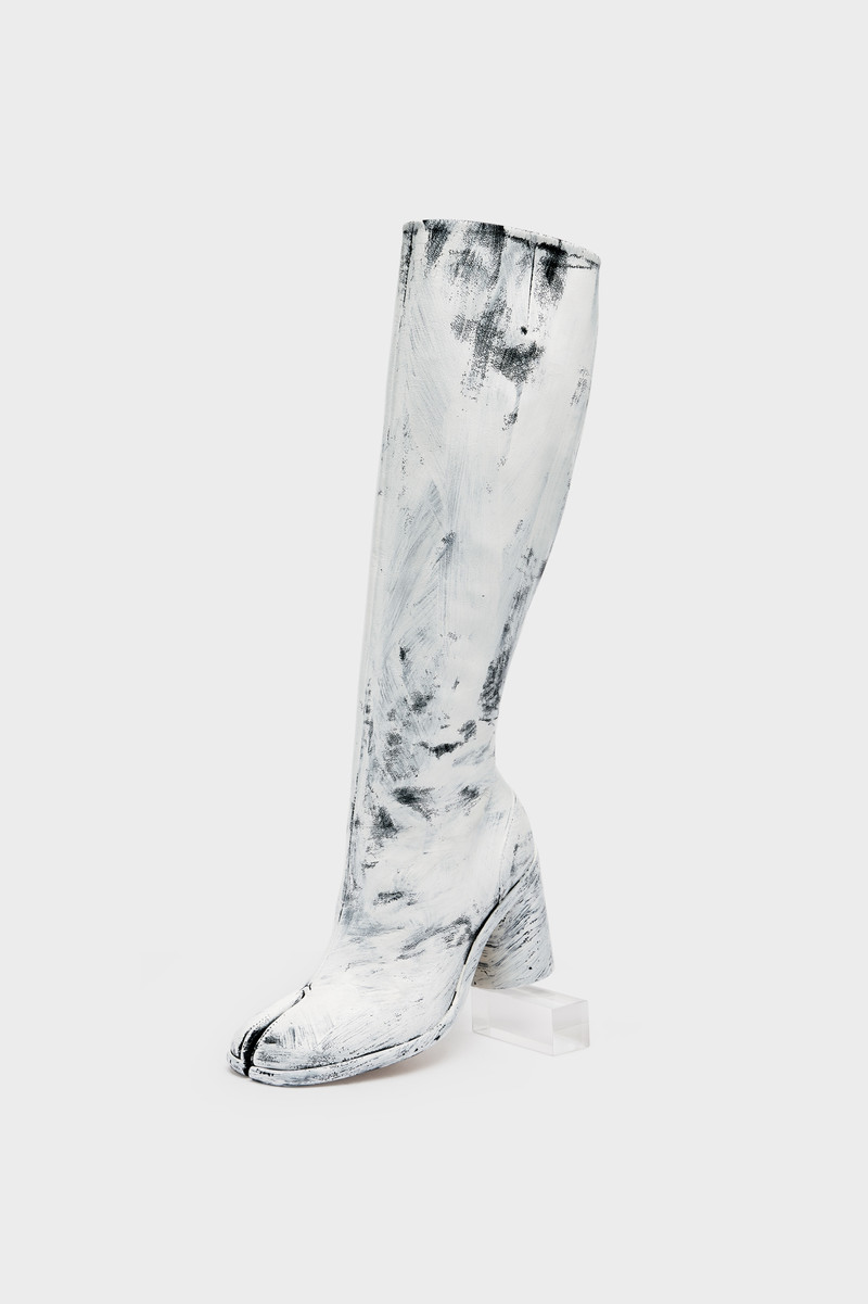 Tabi Bianchetto Knee-High Boots 1