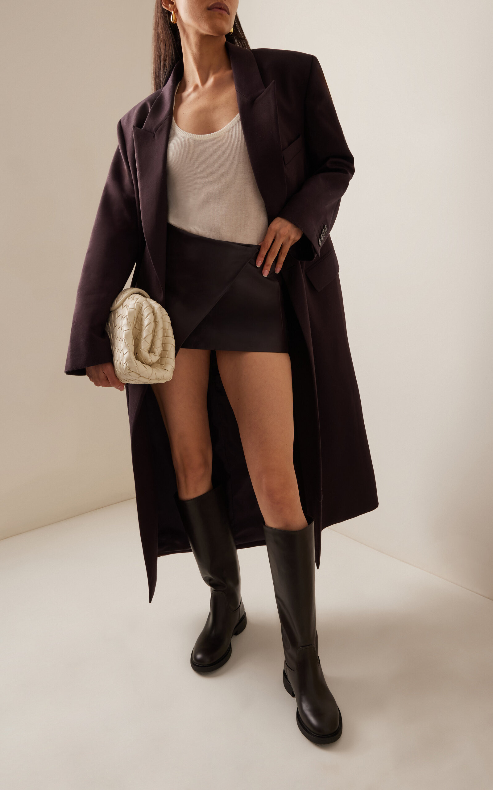 Leather Knee Boots brown - 2