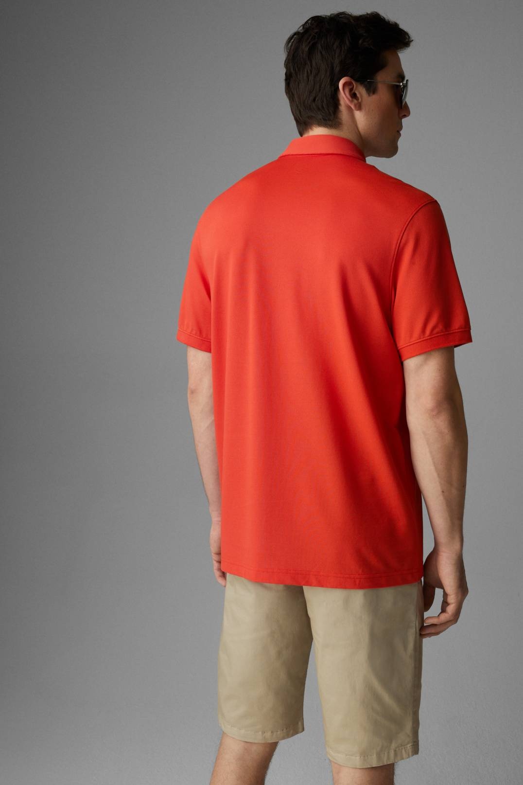 TIMO POLO SHIRT IN WATERMELON RED - 3