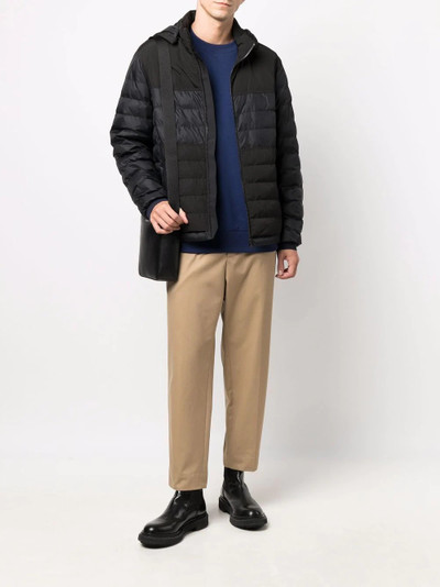 Z Zegna zip-up padded jacket outlook