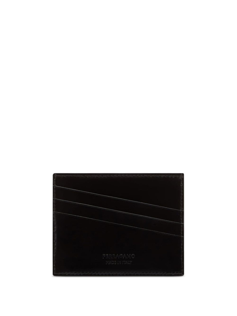 FERRAGAMO logo-embossed leather cardholder outlook