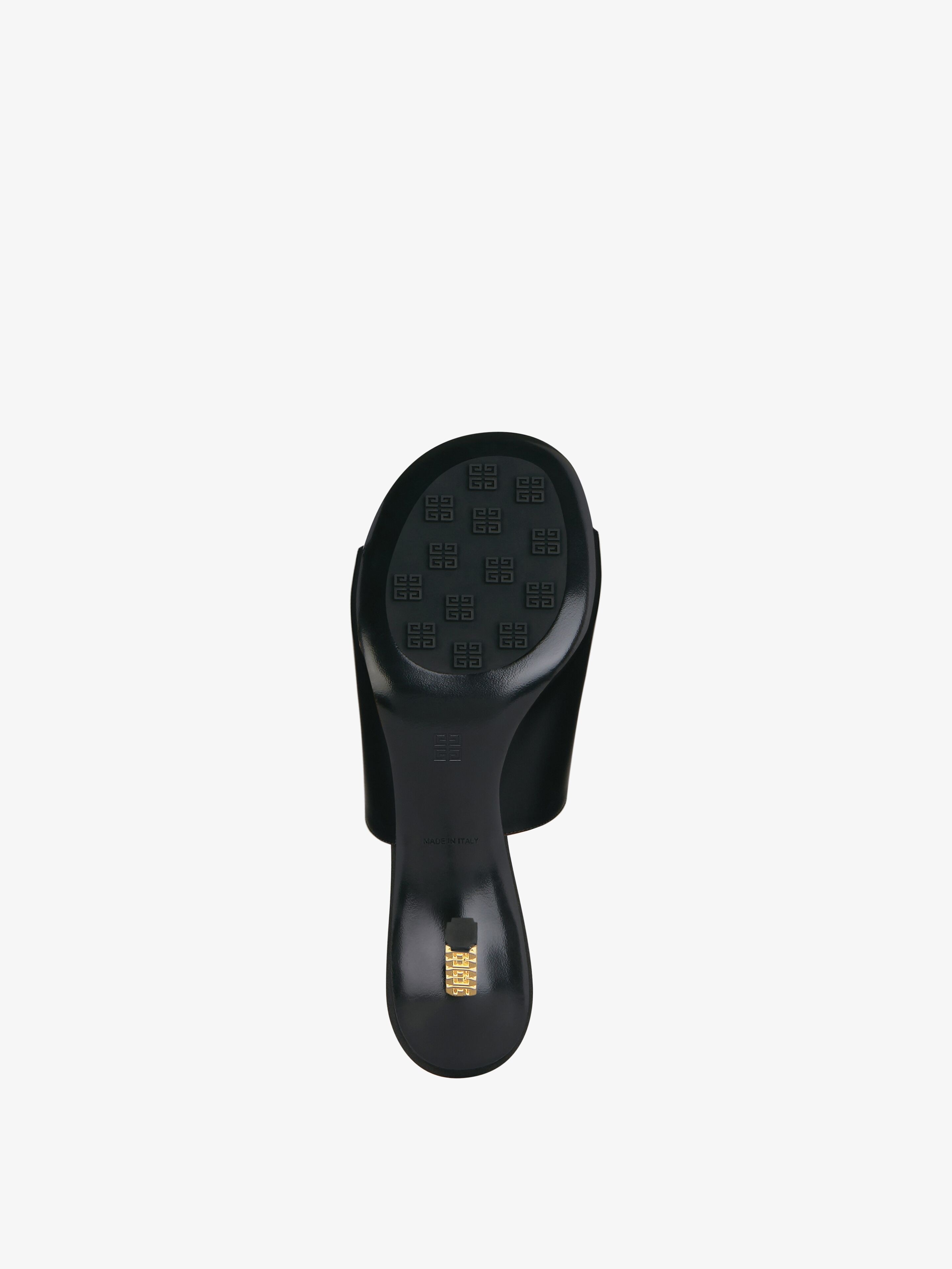 G CUBE MULES IN LEATHER - 5