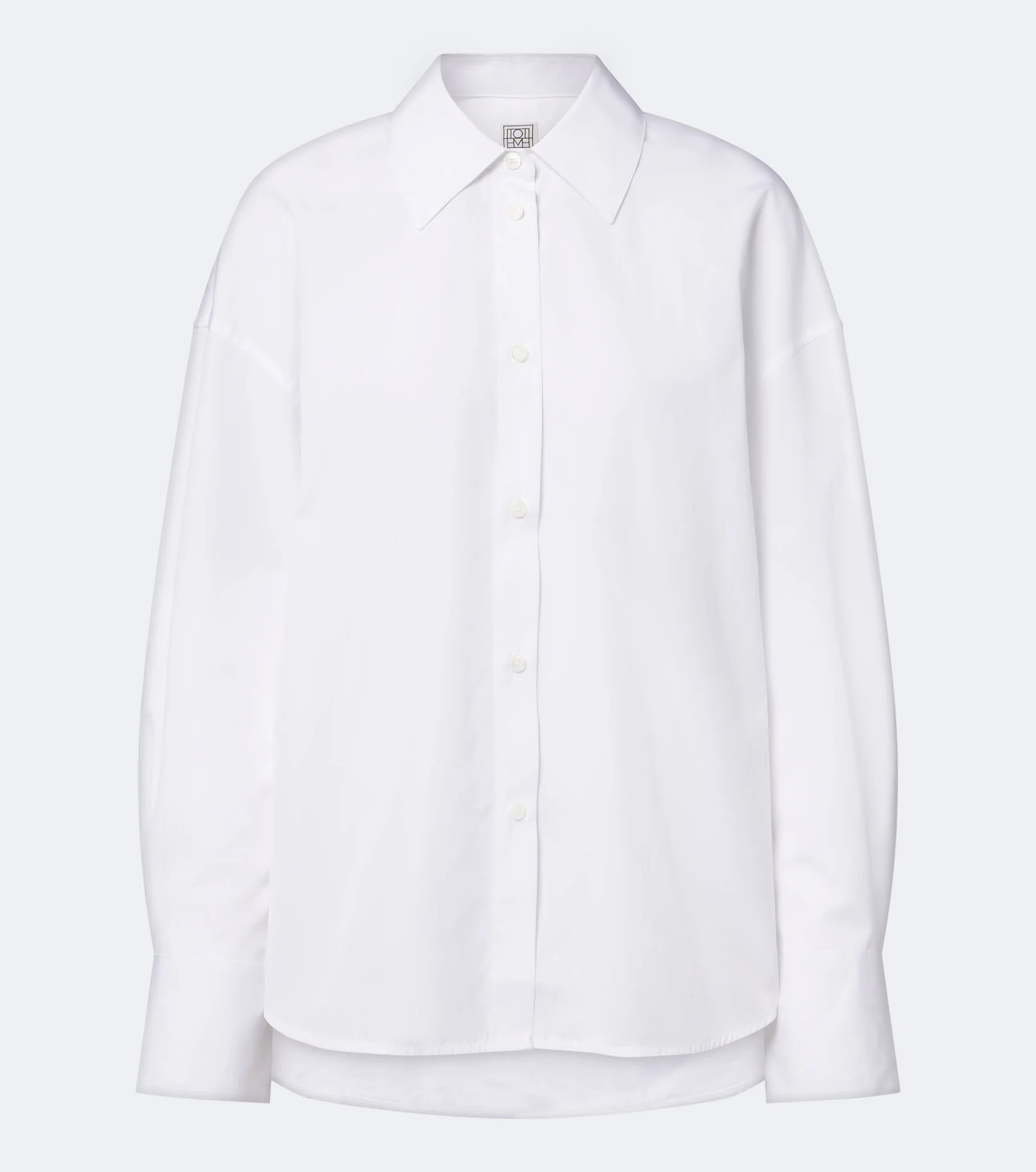 Cotton poplin shirt - 1