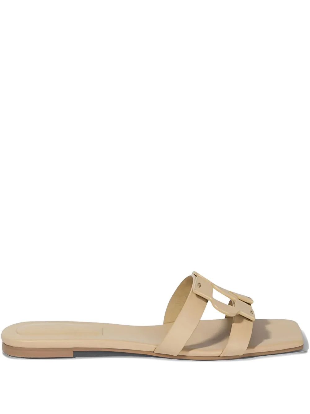 cut-out flat sandals - 1