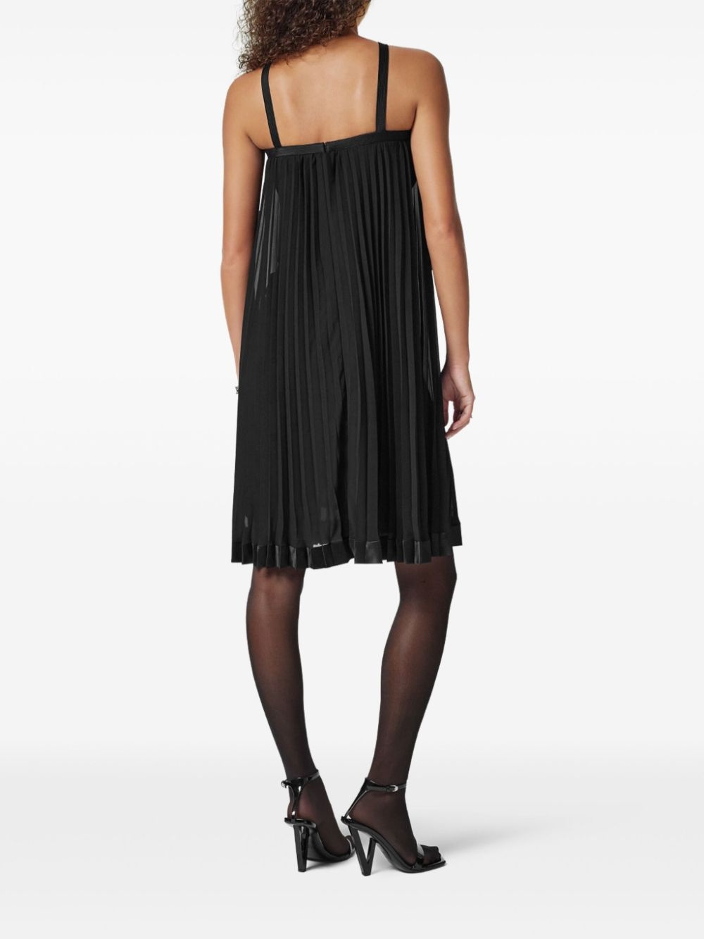 bow-detailing midi dress - 4
