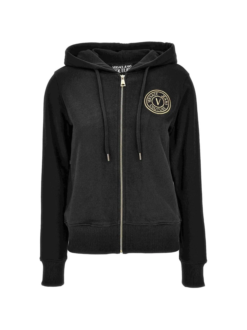 logo-patch drawstring hoodie - 1