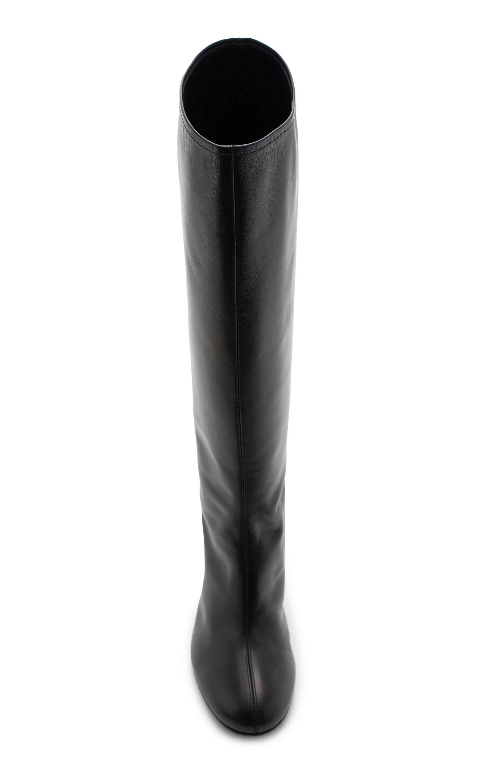 Leather Knee Boots black - 2