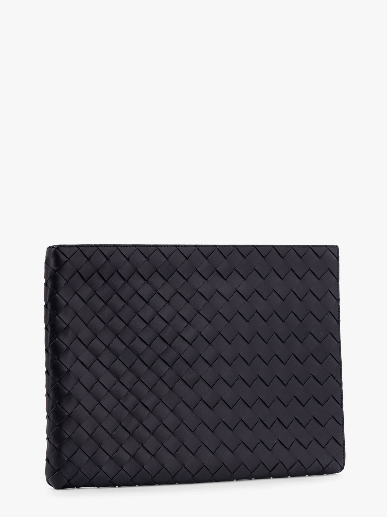 Bottega Veneta Men Woven Leather Pochette - 4