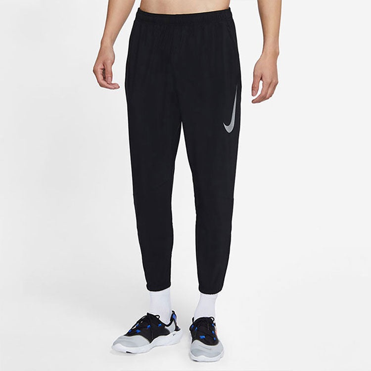 Nike Nike Dri FIT Running Training Quick dry Zipper Sports Pant Male Black DJ9306 010 REVERSIBLE