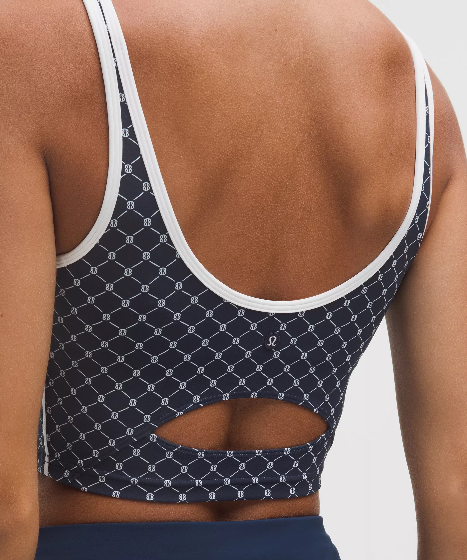 Scoop-Neck Cutout Tennis Tank Top *Medium Support, B/C Cup - 5