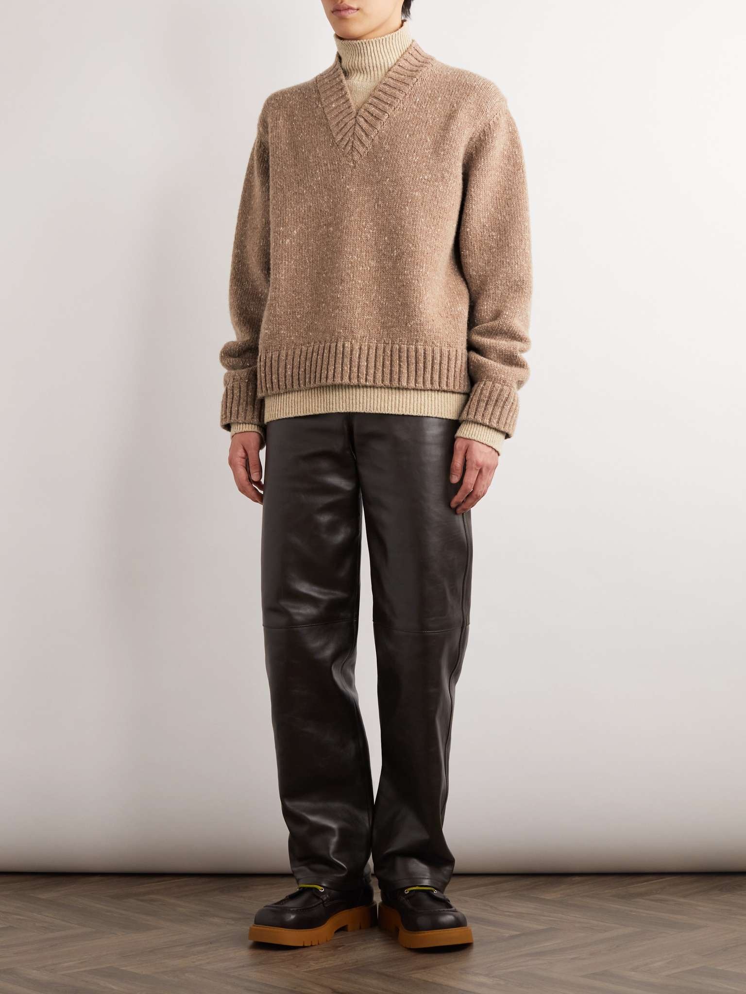 Layered Wool Sweater - 2