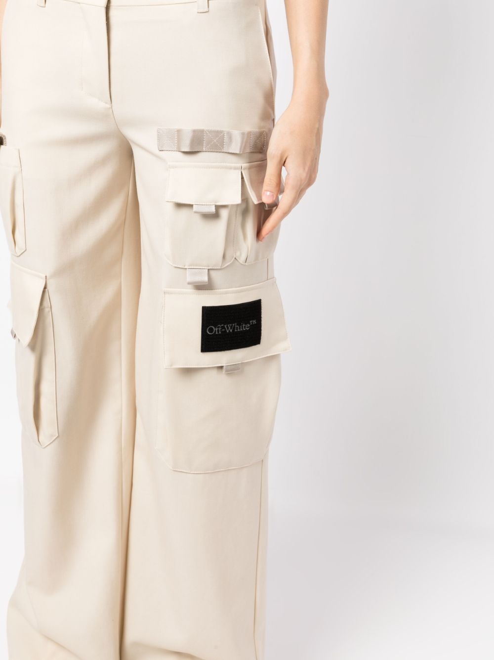 Toybox wide-leg cargo trousers - 8