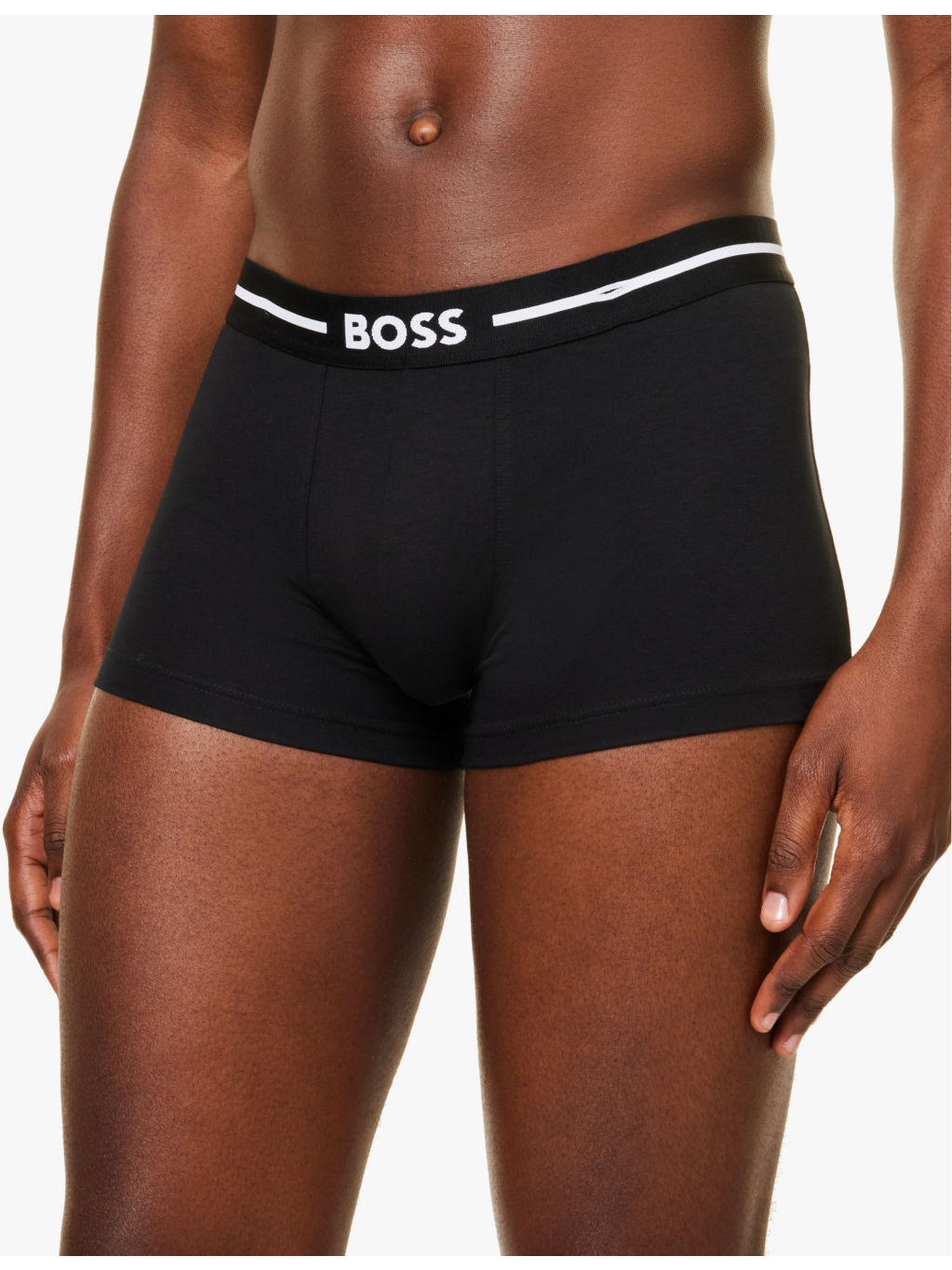 Branded waistband stretch-cotton boxer trunks - 4