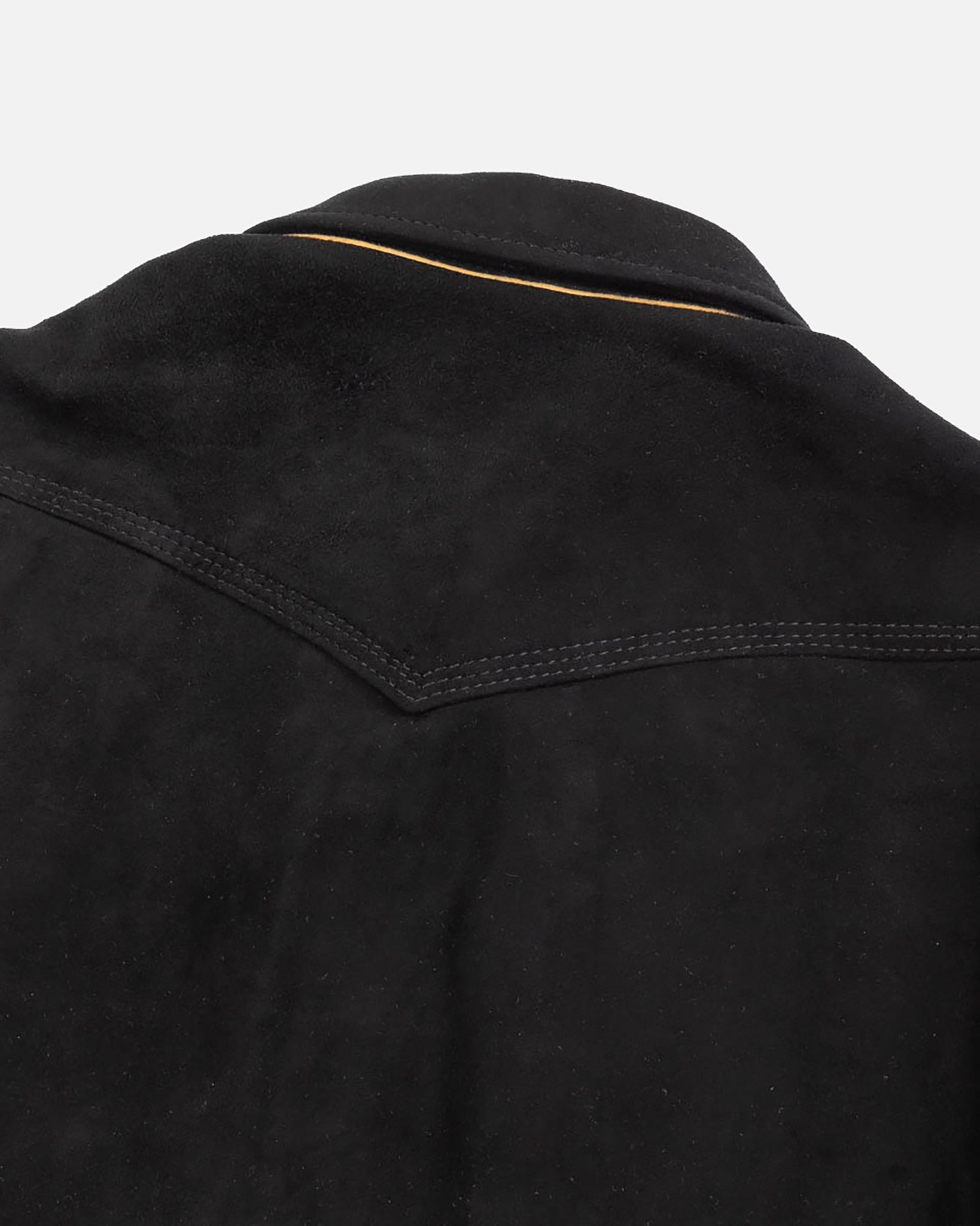 IHSB-BIGBUCK-BLK Deerskin Western Shirt 'The Big Buck' - Black - 12
