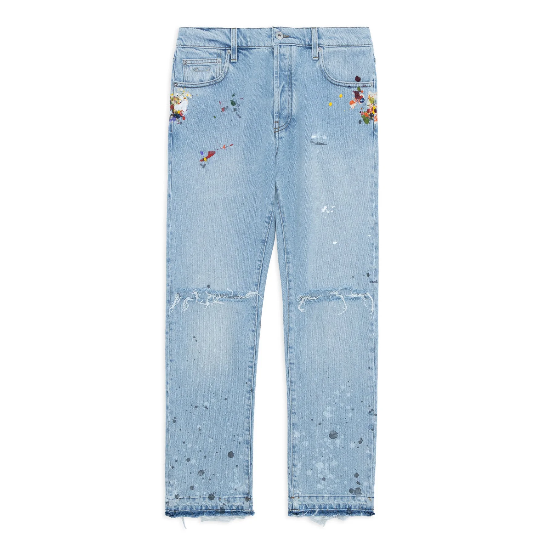 PASCAL DENIM PAINT PANT - 1