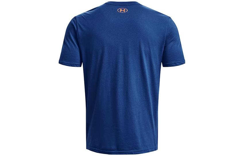 Under Armour Project Rock Brahma Bull Short Sleeve T-shirt 'Blue Orange' 1361733-471 - 2