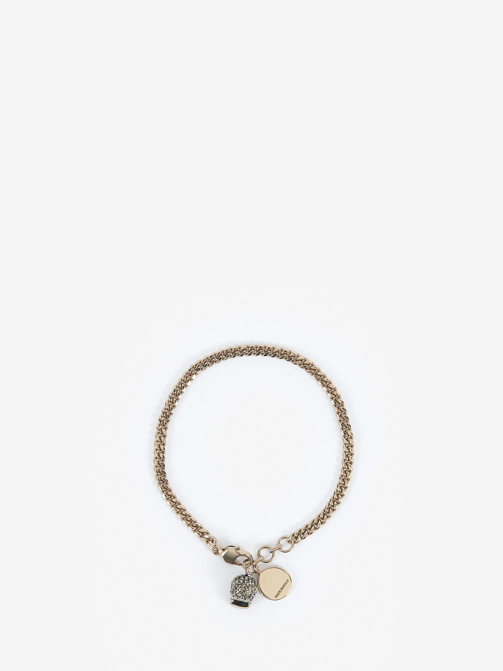 Women's Pave Skull Bracelet in Gold - 2