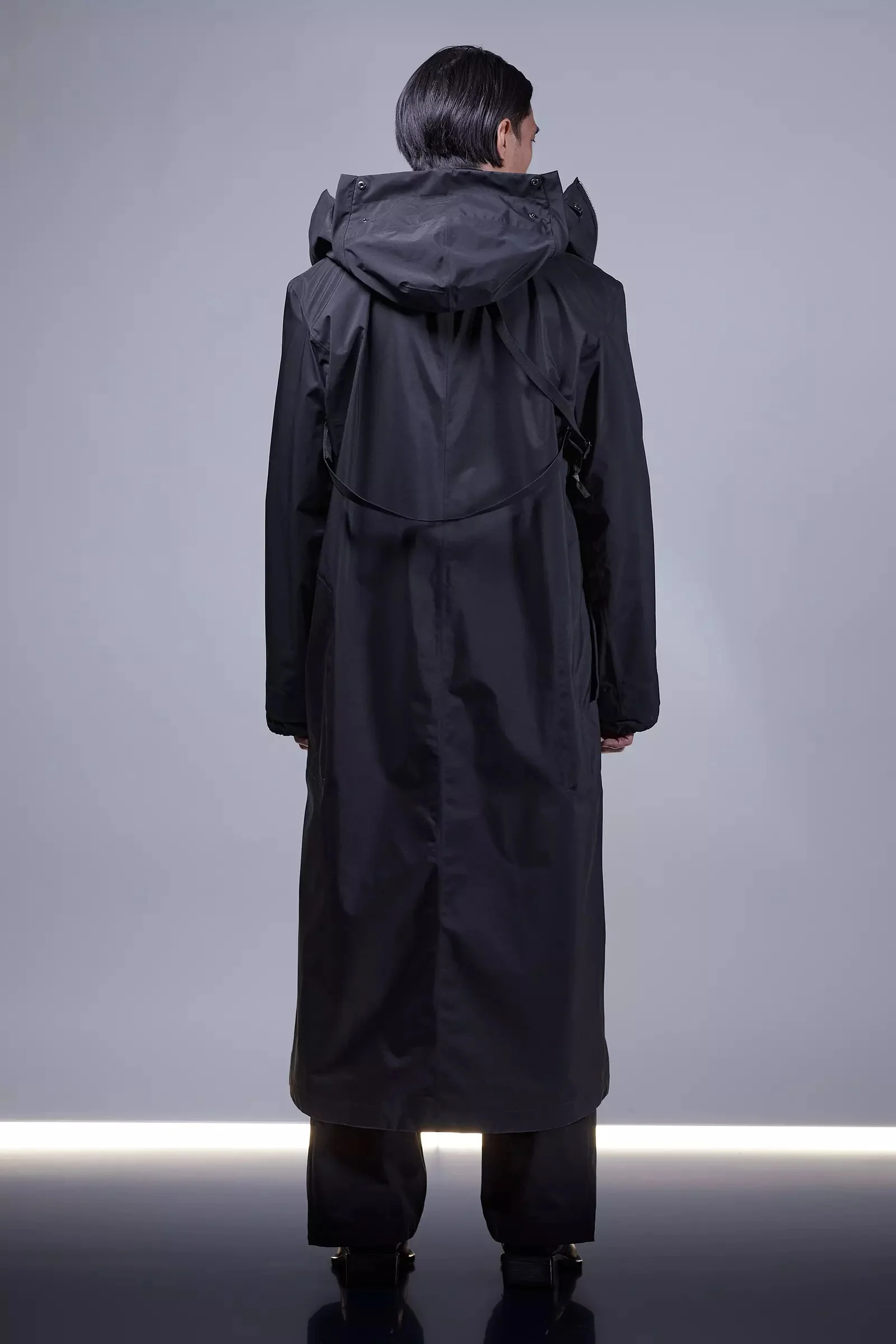 ACRONYM J122-GT 3L Gore-Tex Pro Coat Black | REVERSIBLE