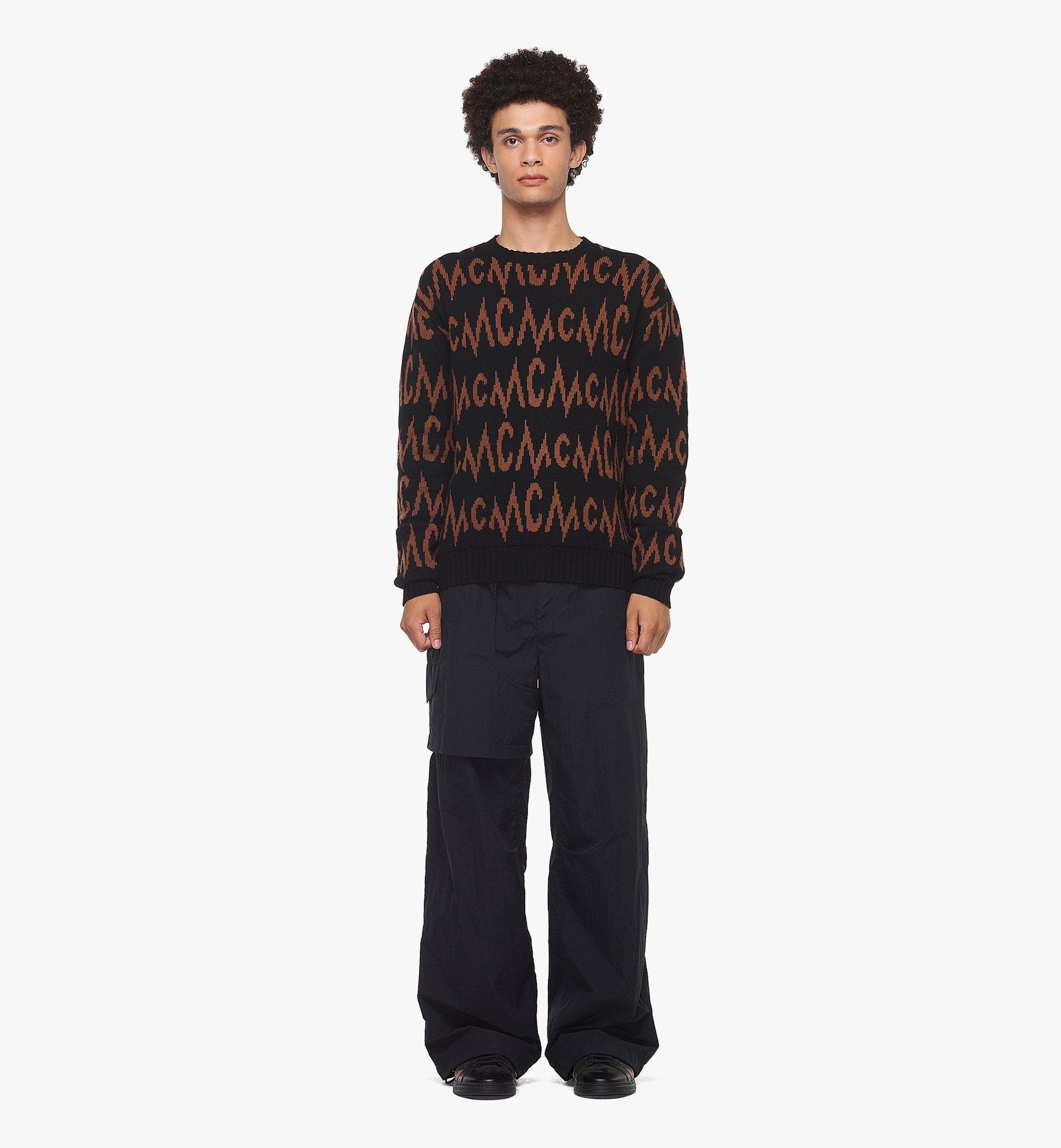 Monogram Jacquard Sweater in Recycled Cashmere - 2