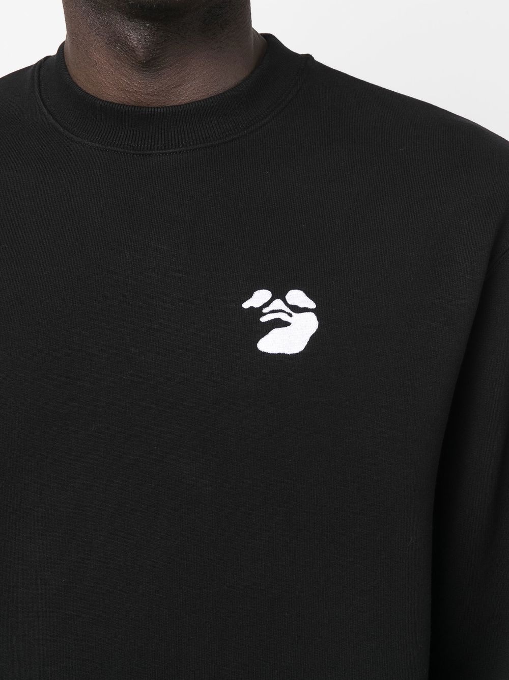 Swimming Man-logo cotton sweatshirt - 5