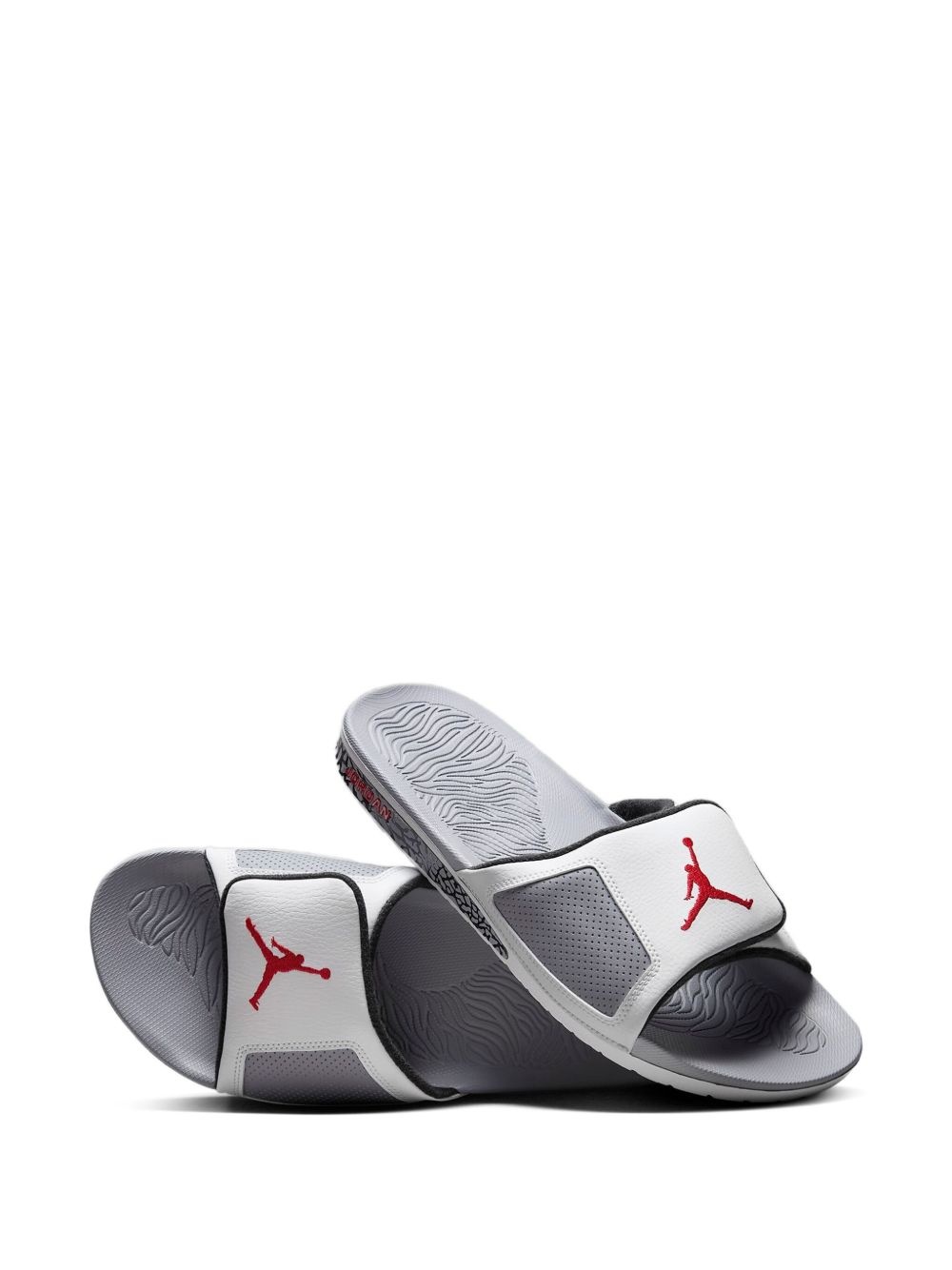 Air Jordan Hydro 3 Retro "White Cement" slides - 2