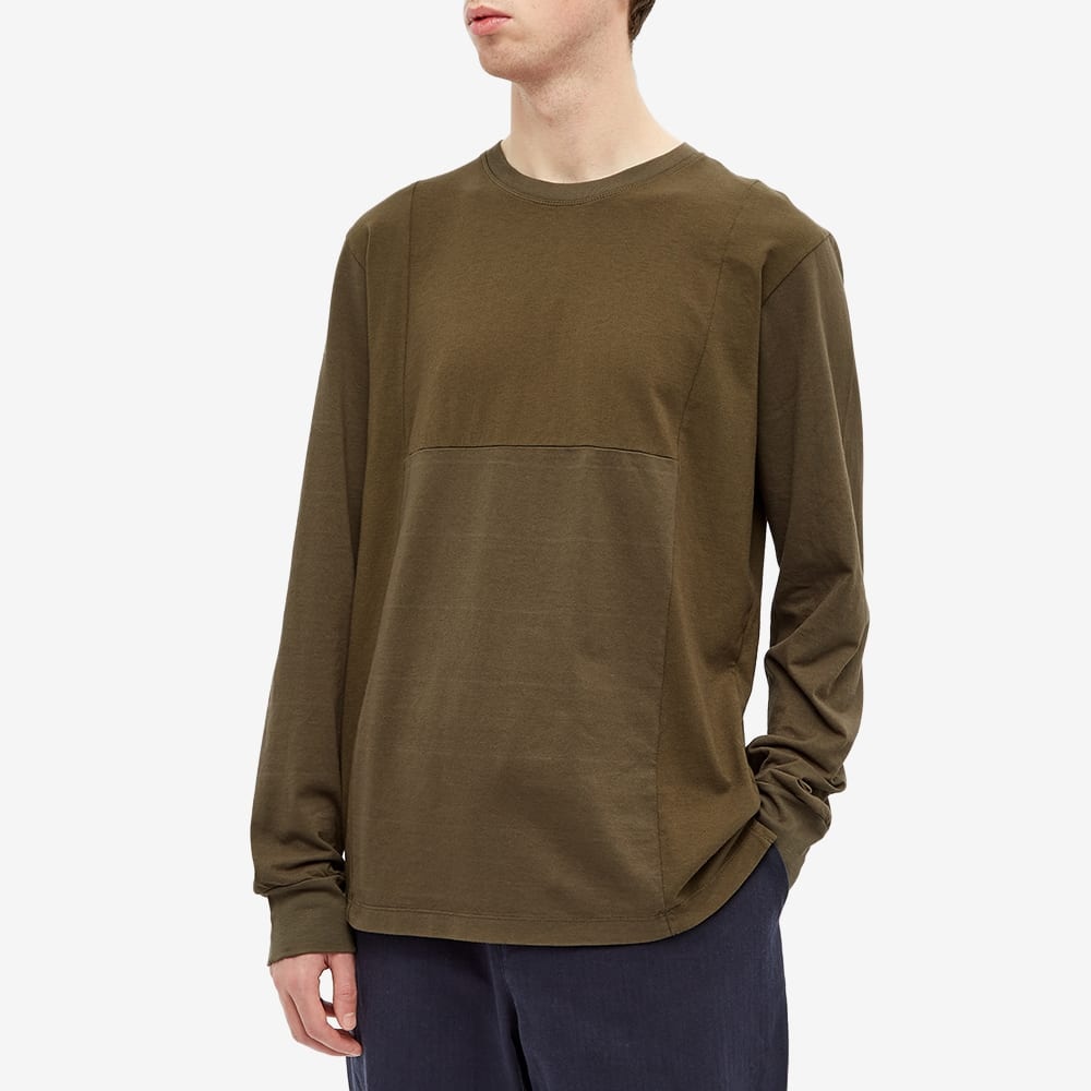 Universal Works Long Sleeve Panel Tee - 3