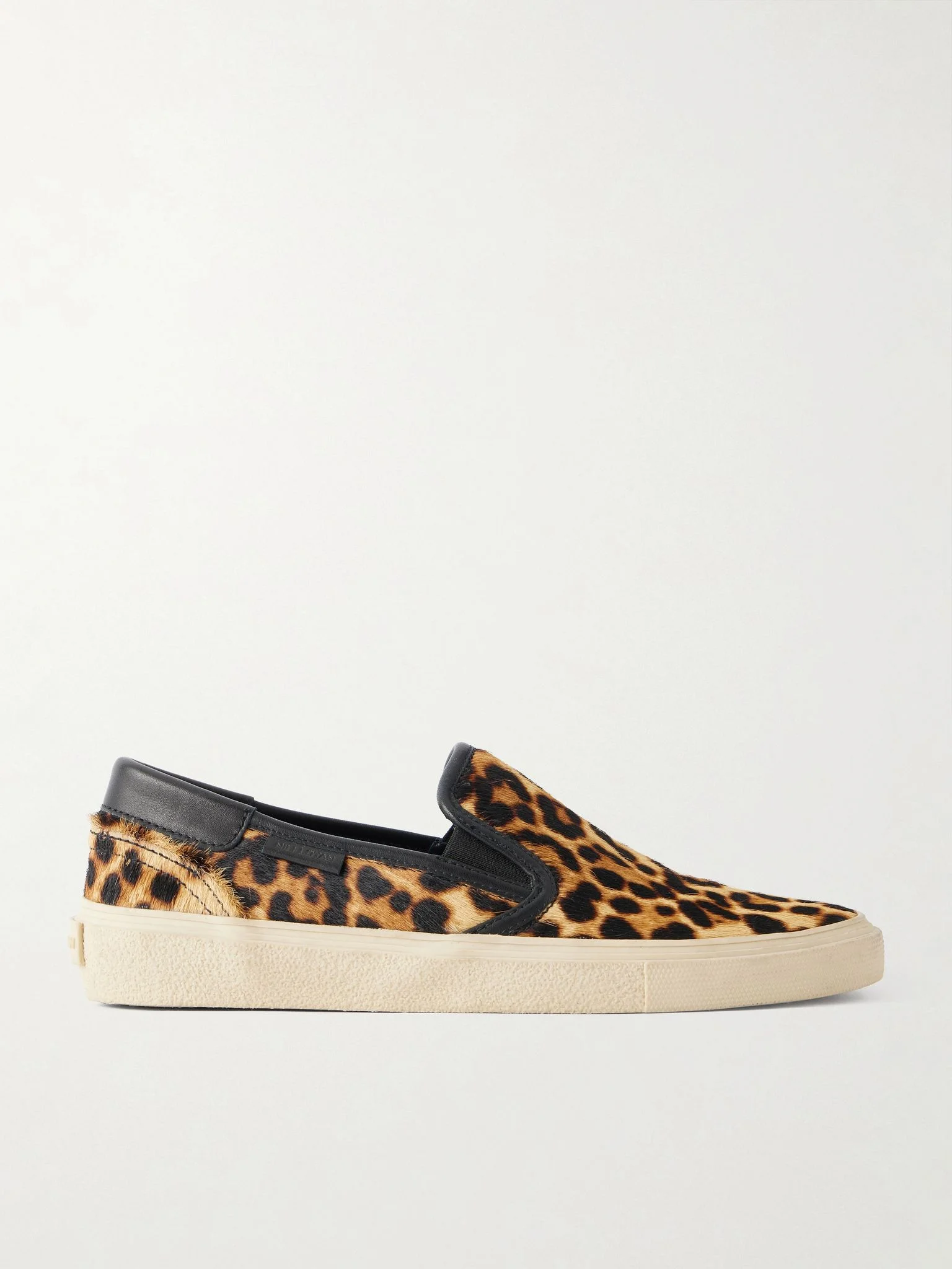 Serge animal-print calf hair sneakers Leopard print - 1
