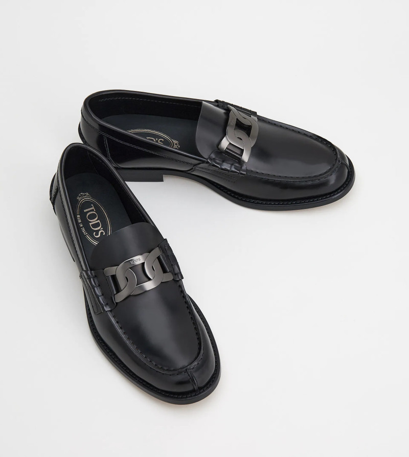 LOAFERS IN LEATHER - BLACK 3