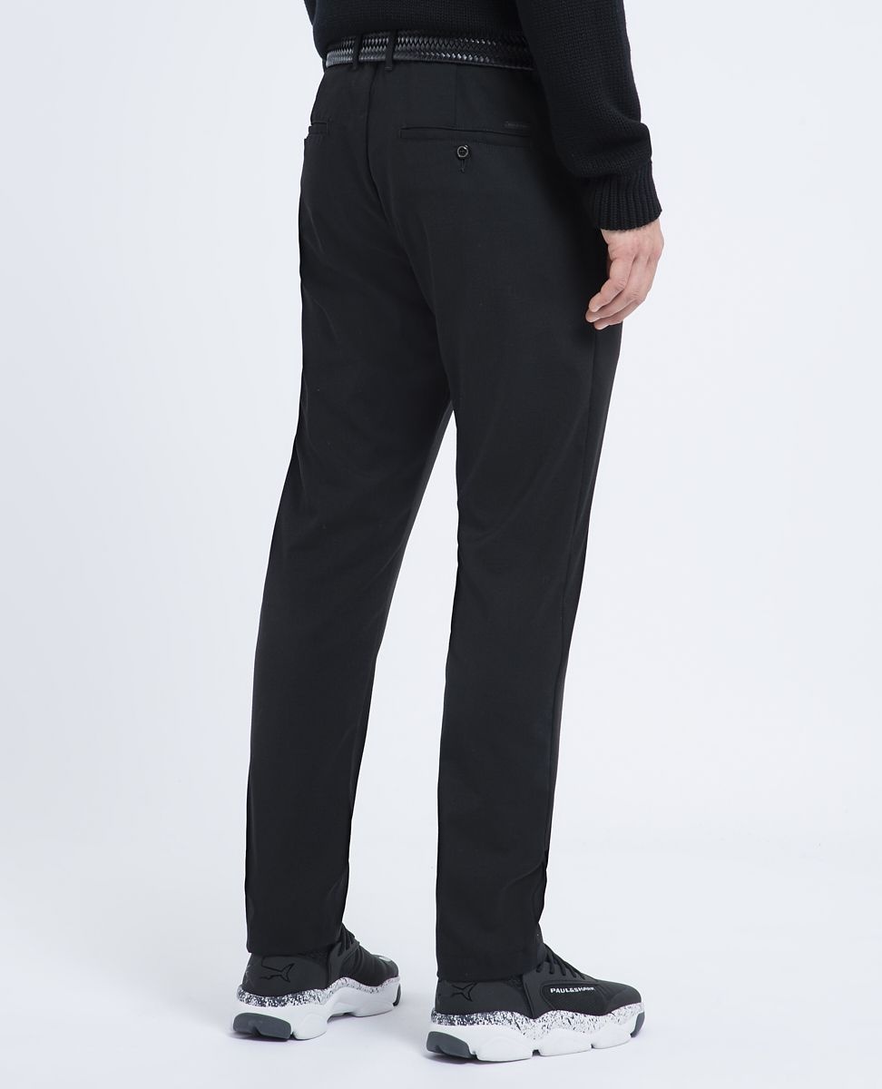 Tecnical wool Trousers with drawstring - 4