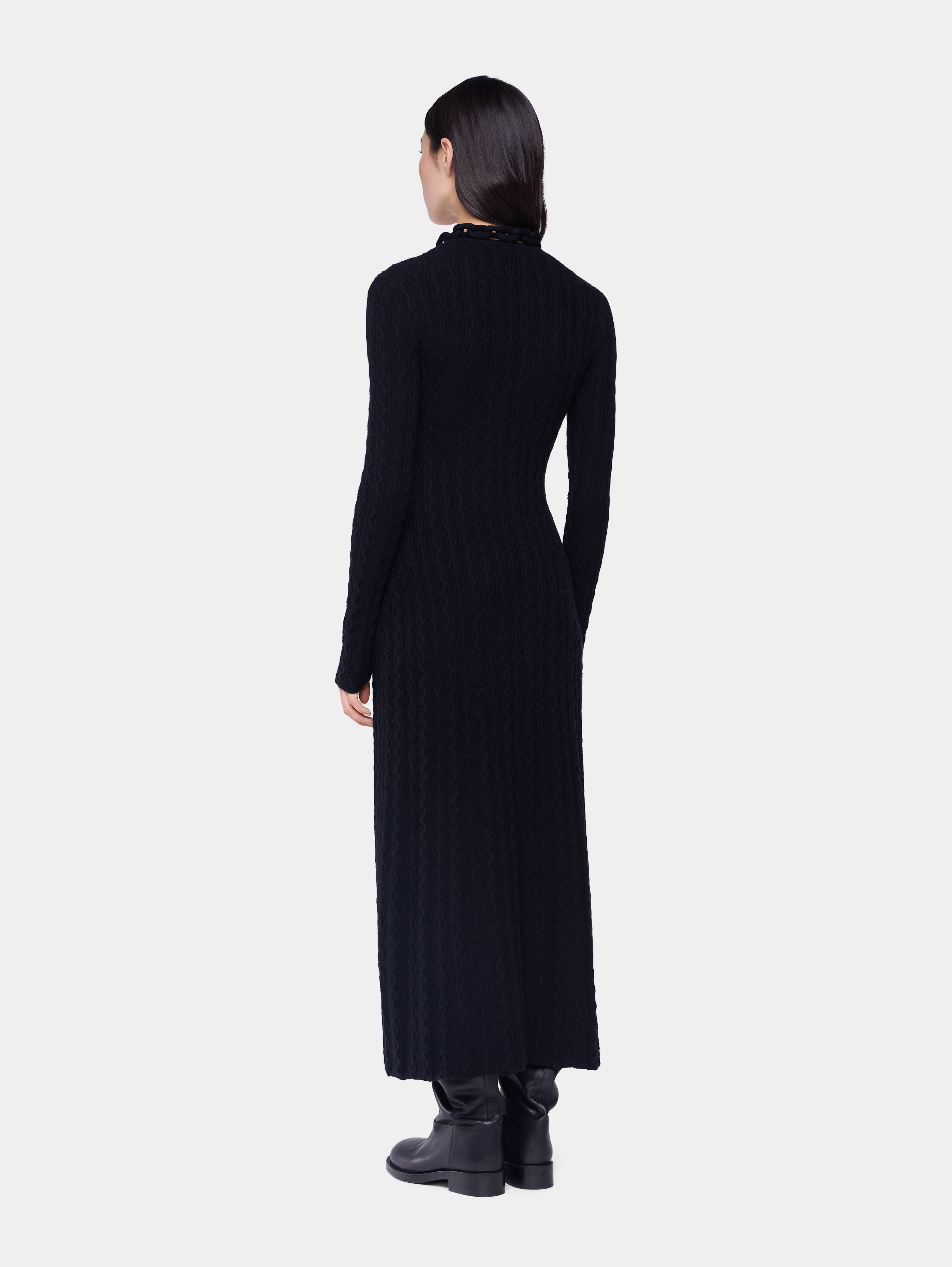 LONG DRESS IN WOOL - 3