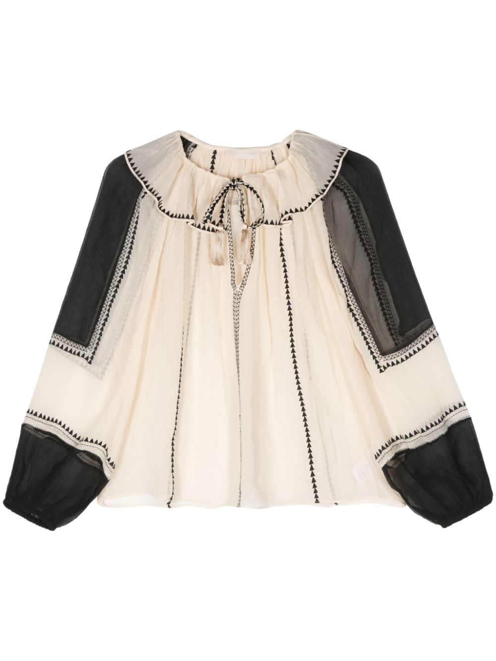 Lenore silk chiffon blouse - 1