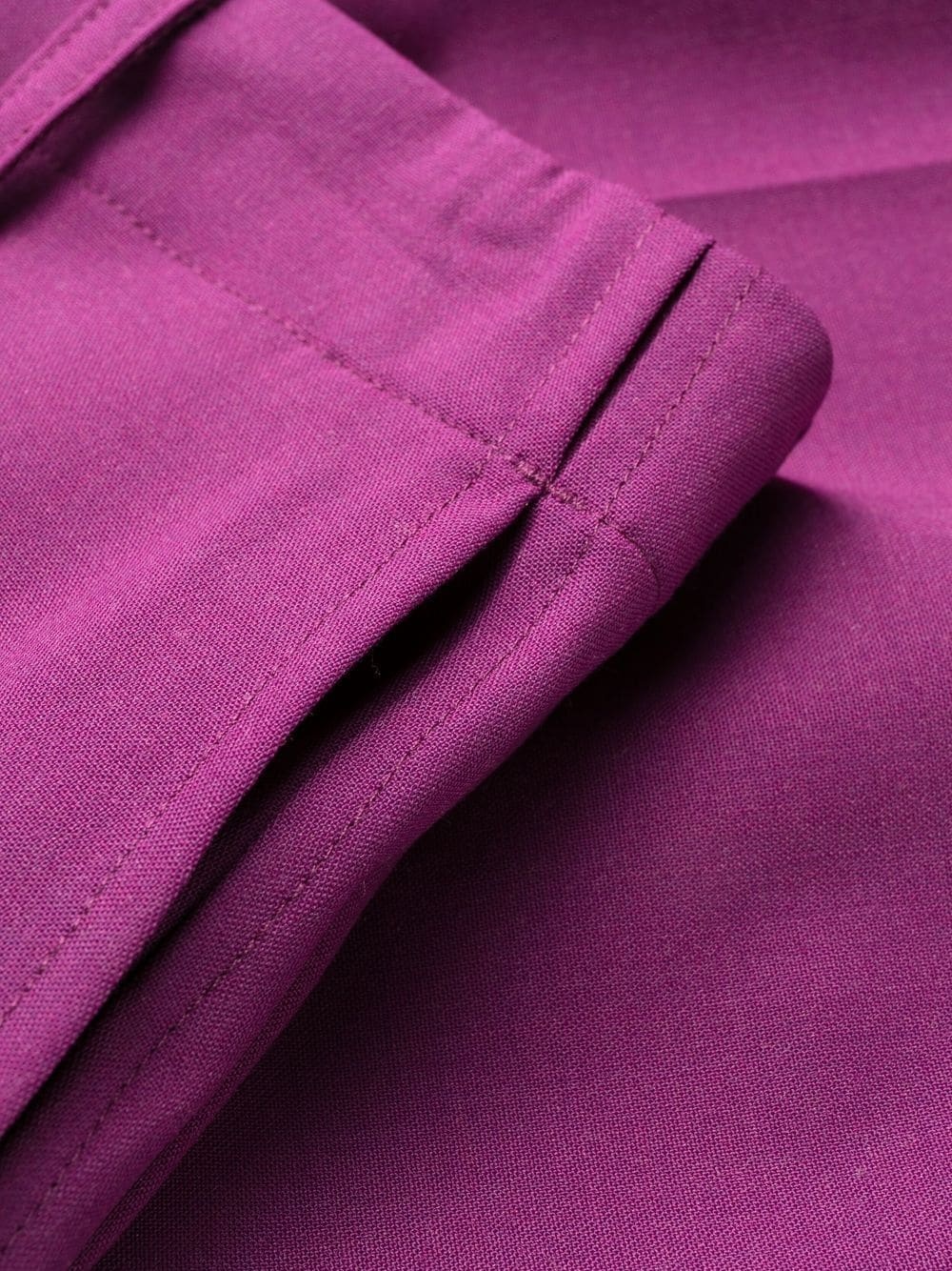 mid-rise flared trousers - 6